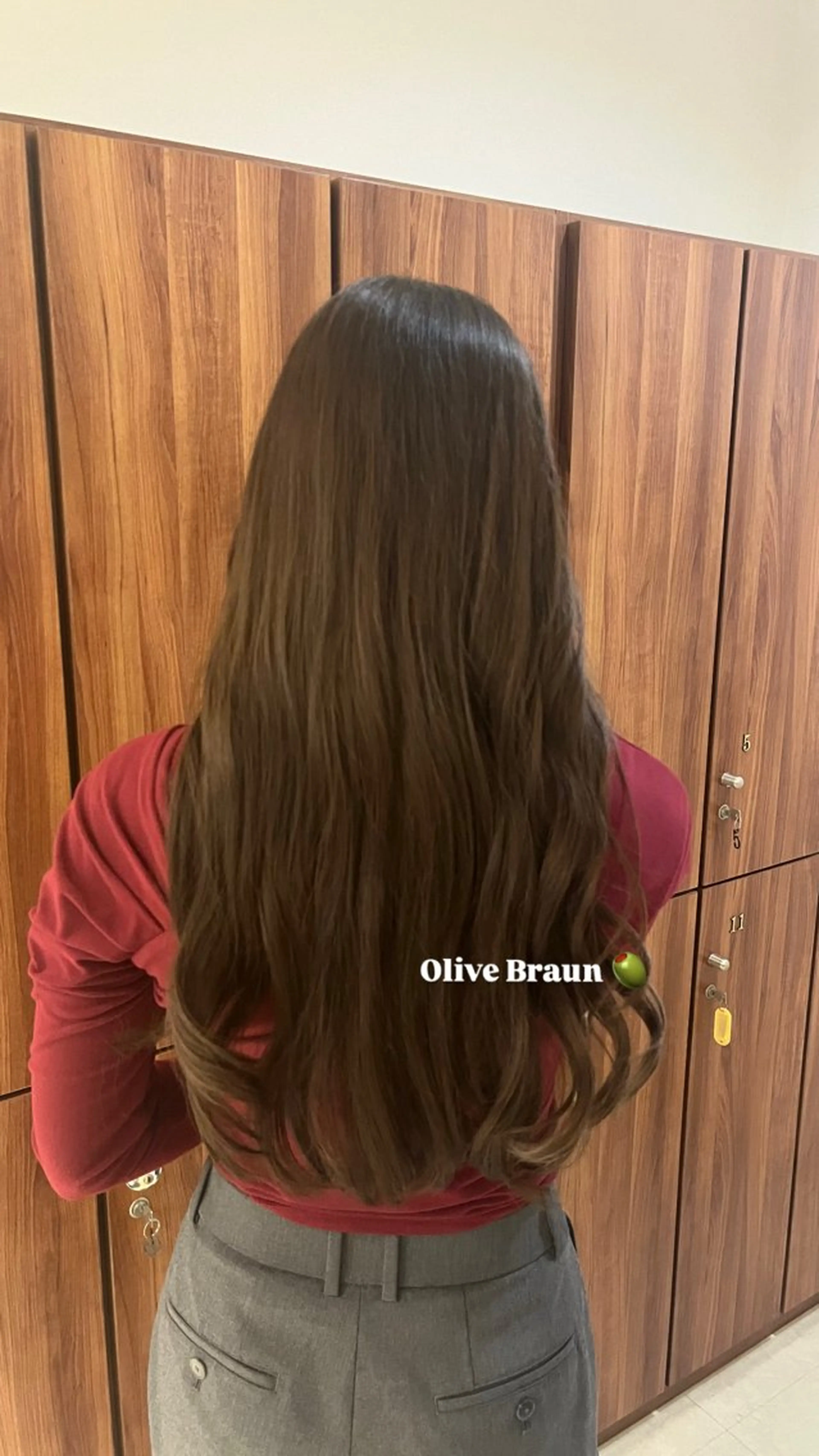 カラー 透明感カラー オリーブカラー 児玉 有優のヘアスタイル