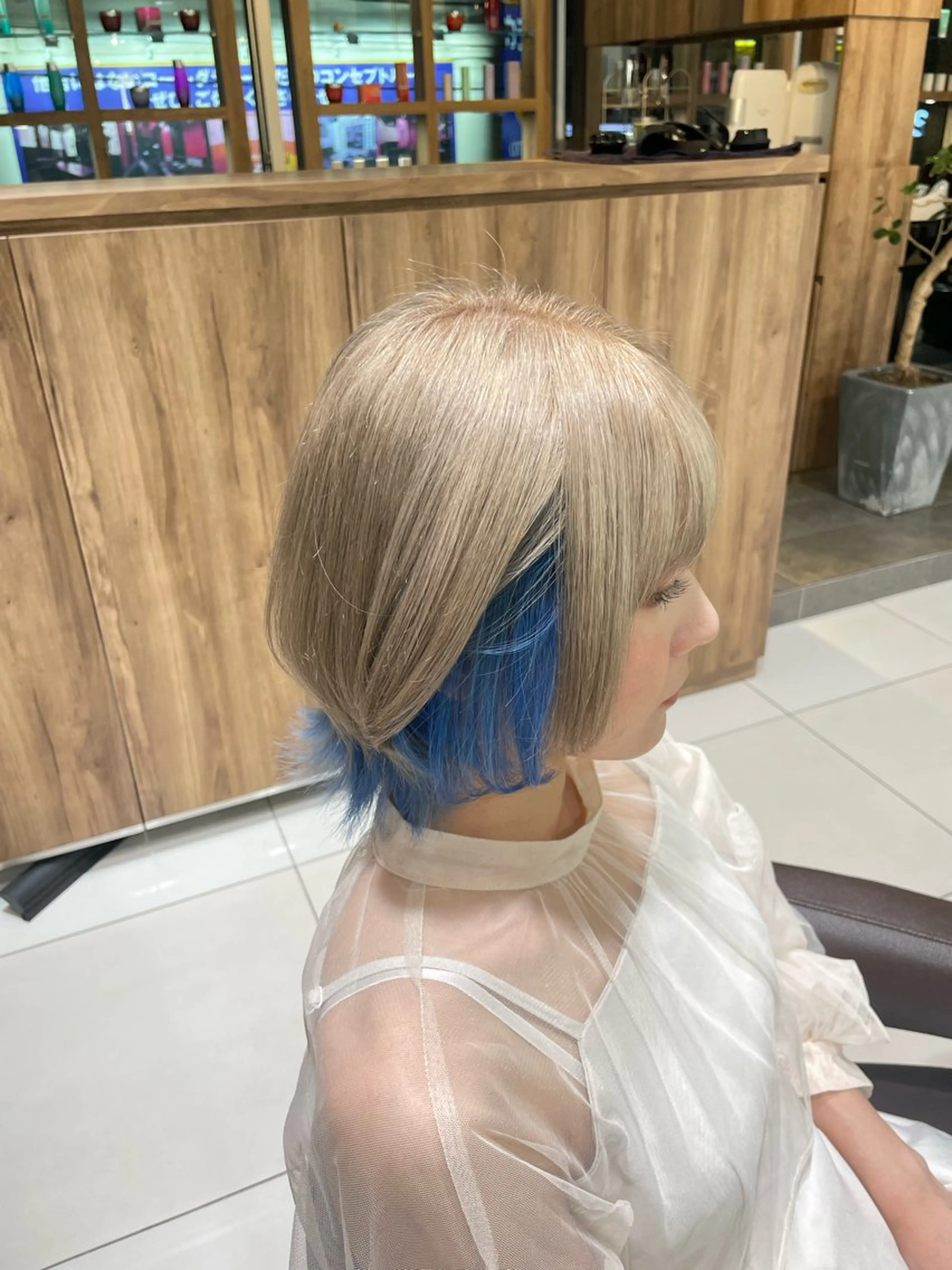 カラー luck みうのヘアスタイル