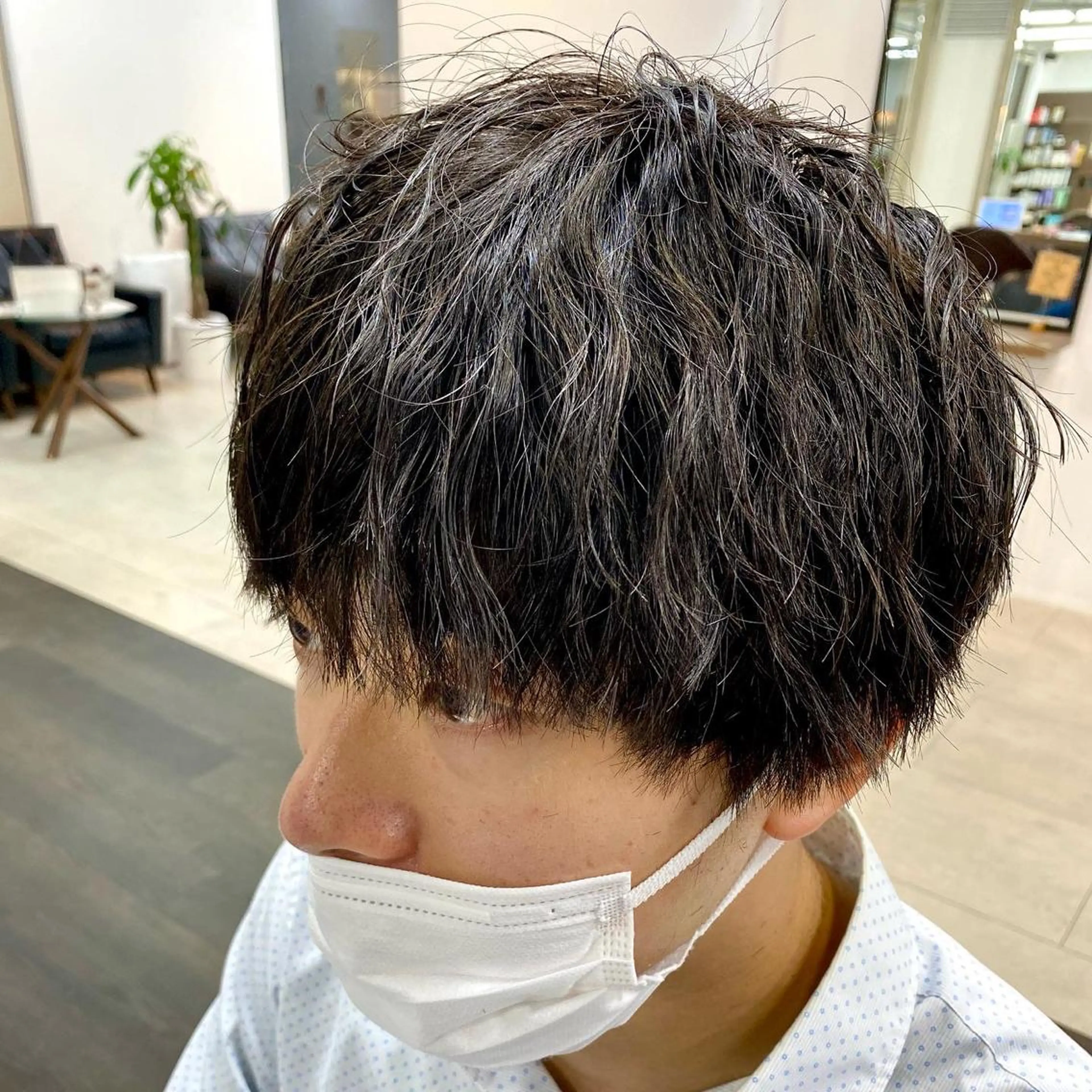 ショート パーマ メンズ メンズパーマ ストレートパーマ メンズパーマの達人 / タカシマダイスケのヘアスタイル