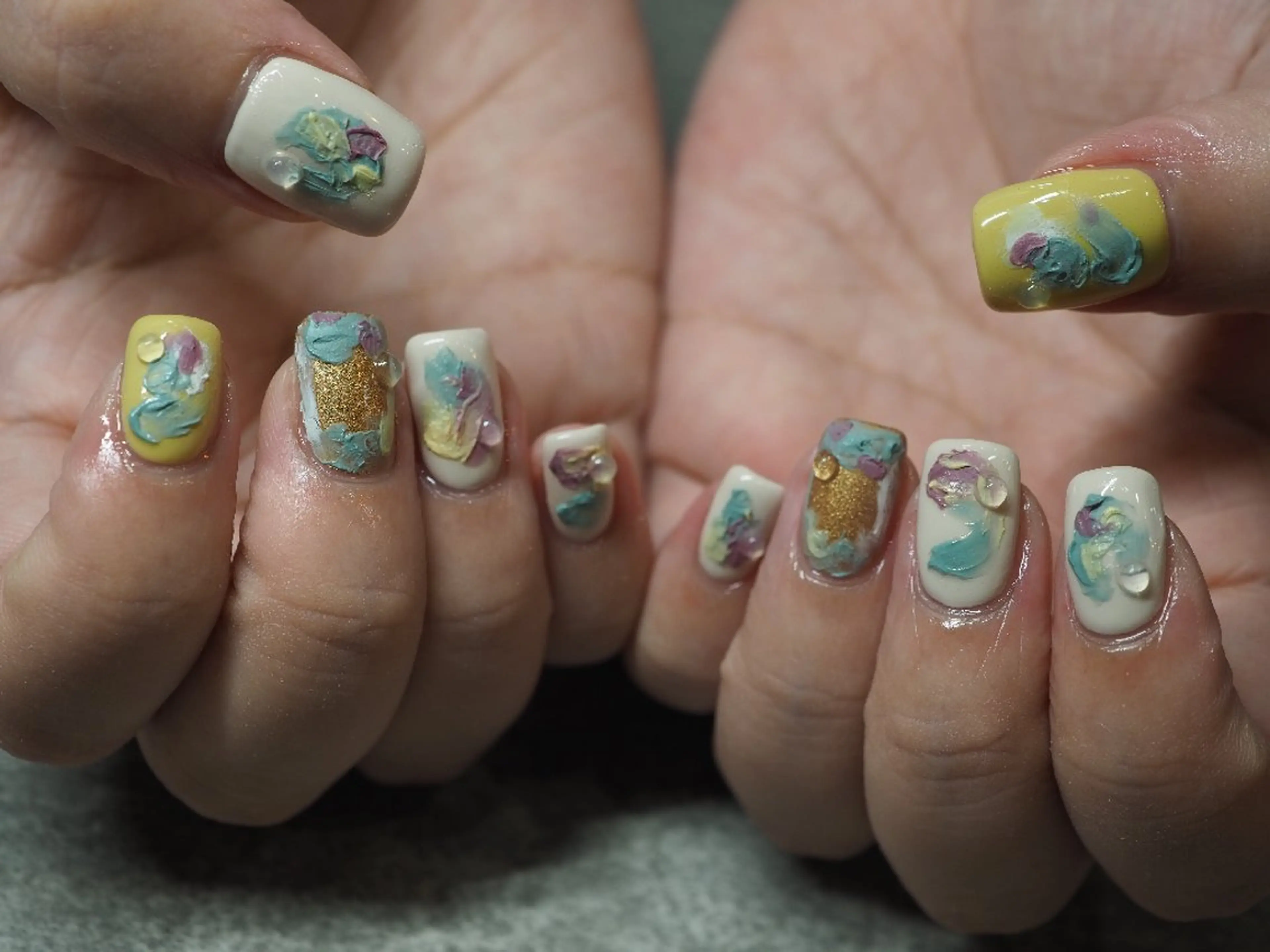 ネイル ハンドネイル glaNje 福光のネイルデザイン