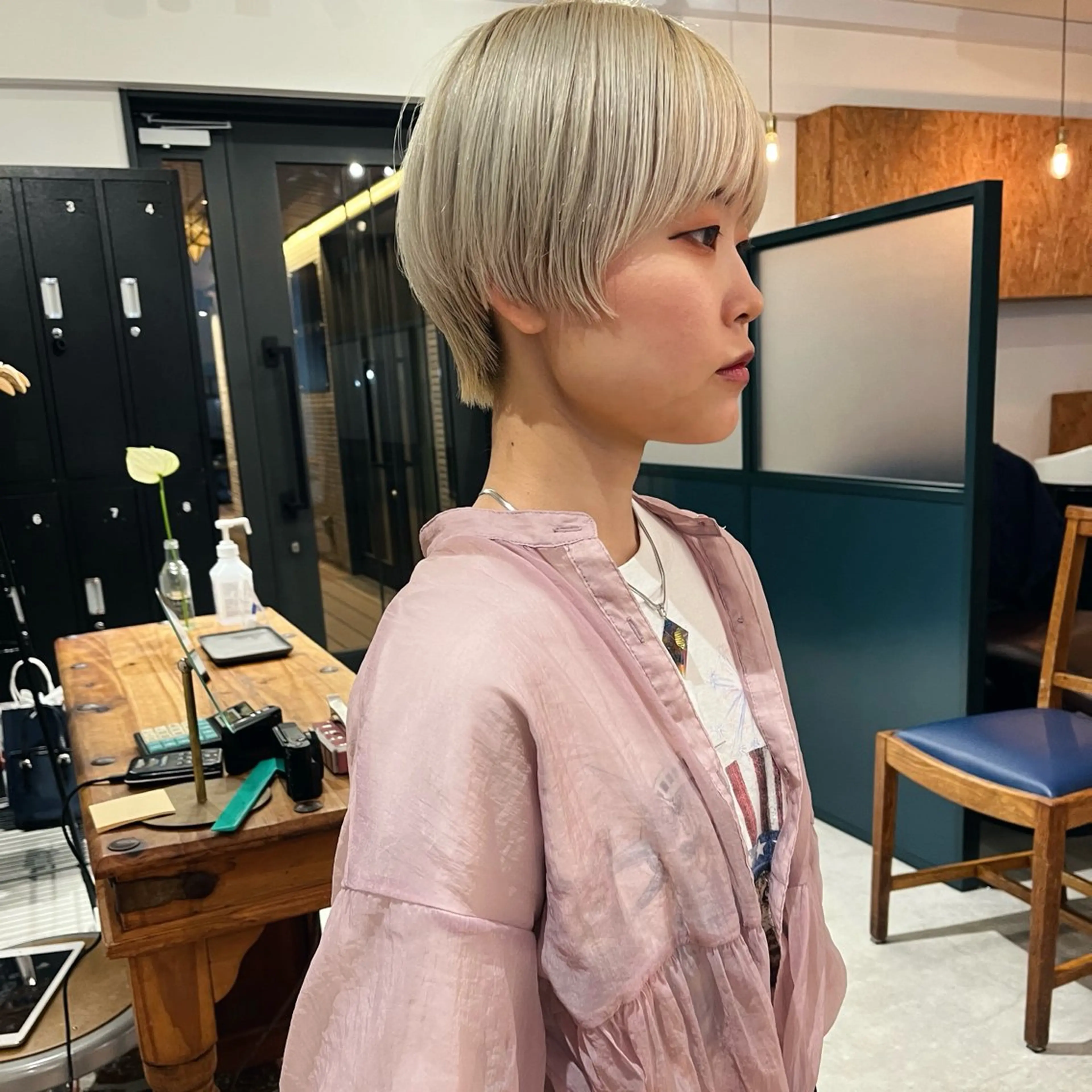 ショート ハンサムショート ショートヘア 暖色/パーマ 🌼クニトウメイのヘアスタイル