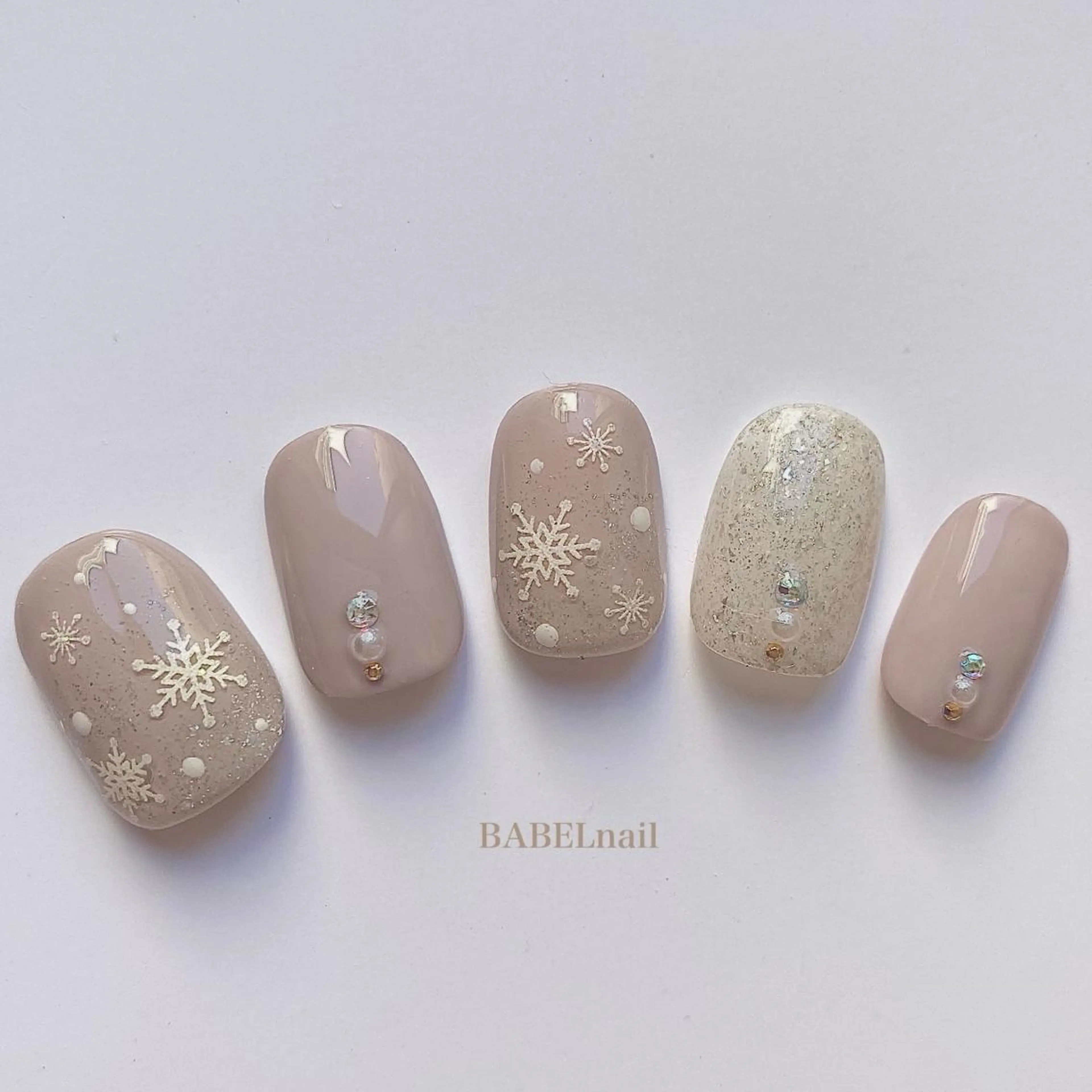 ネイル BABELバベル所属・江戸川橋✨BABEL 【バベル】大人可愛いのネイルデザイン