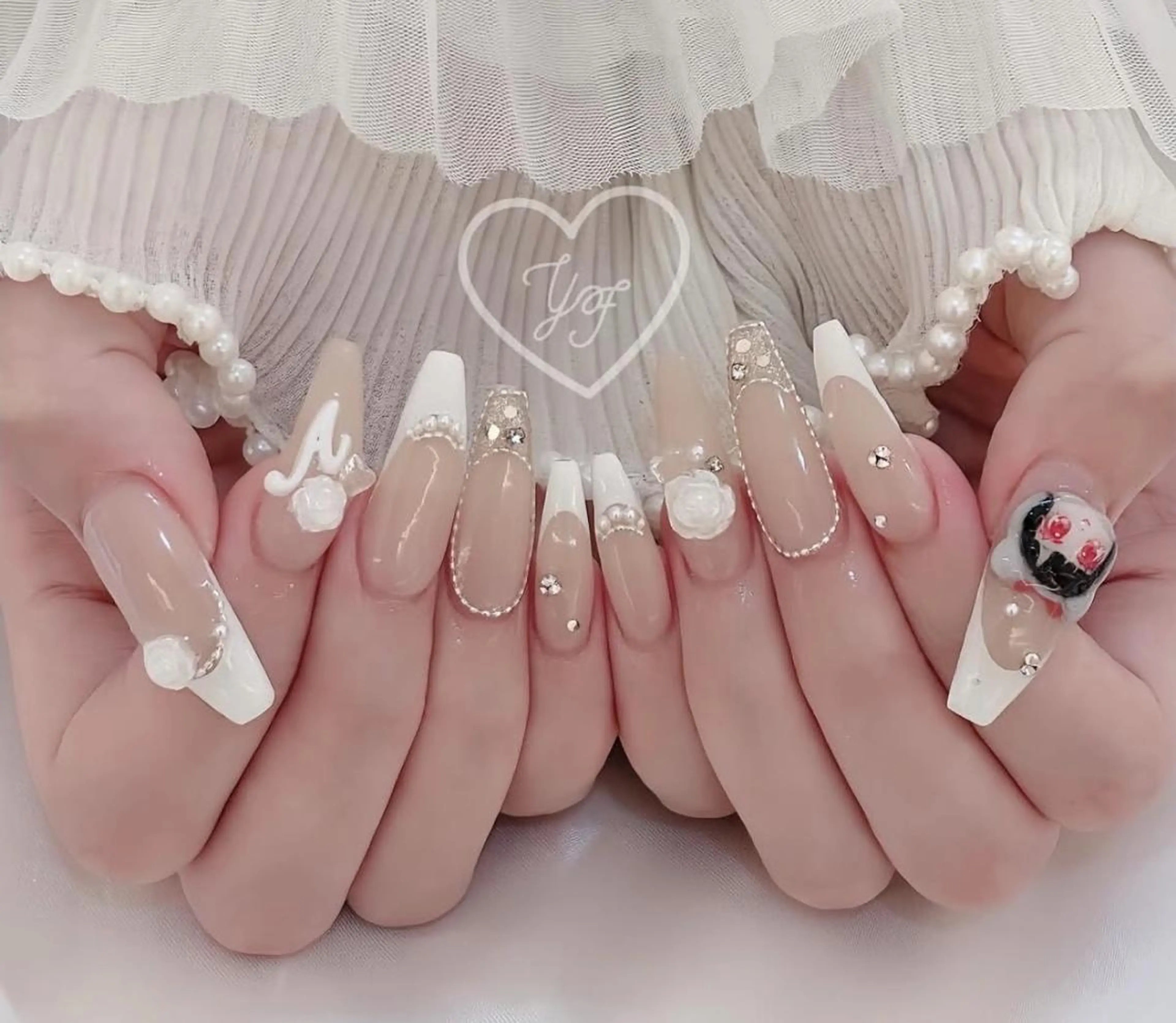 ネイル 西川口★長さ出し ★ワンホンネイルのネイルデザイン