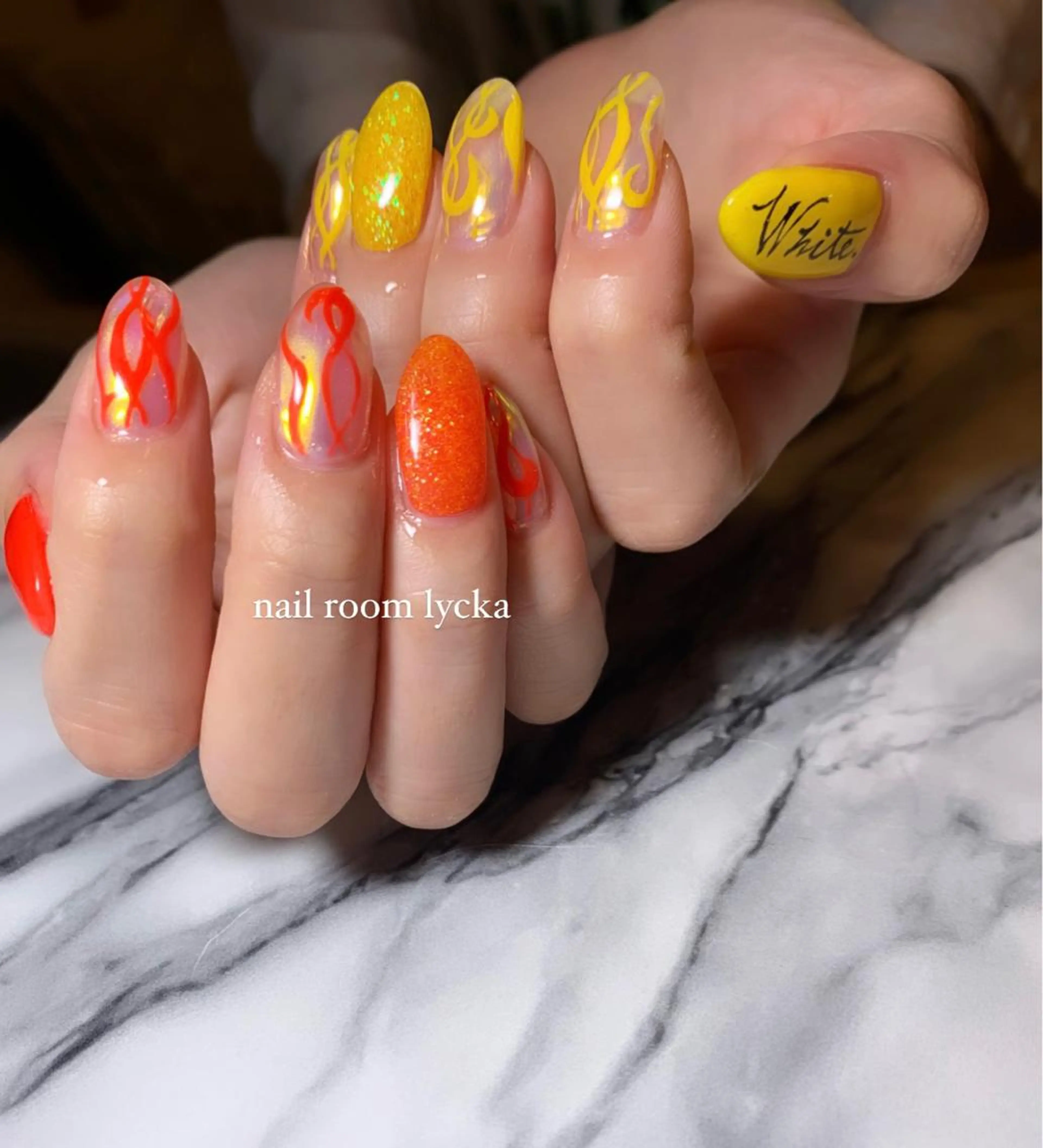 ネイル ﾈｲﾙﾙｰﾑﾘｯｶ 𝐦𝐚𝐲𝐮のネイルデザイン