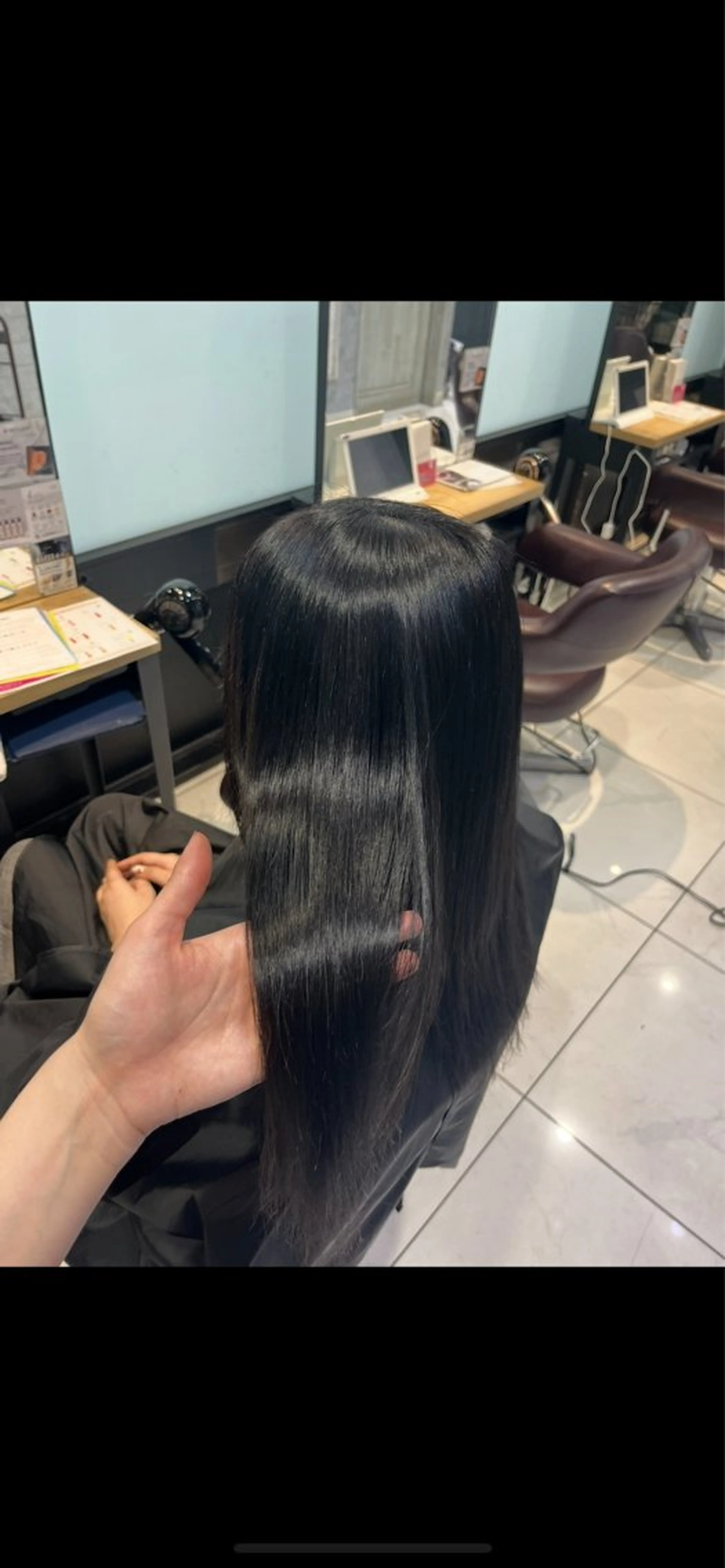 【✨期間限定クーポン✨】髪質改善メテオ寒色カラー➕カット➕トリートメントの写真