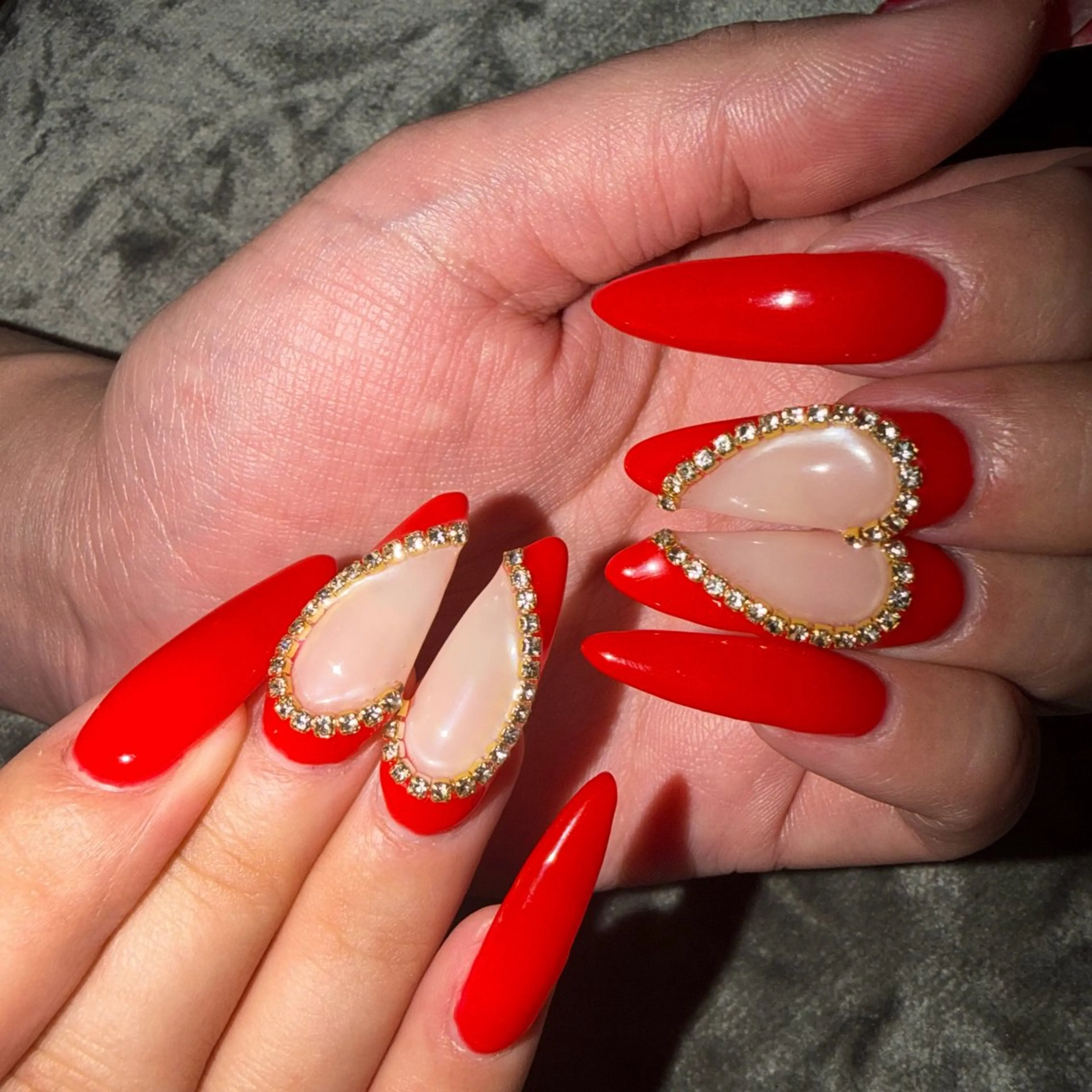 ネイル ハート ハンドネイル mai ❤︎のネイルデザイン