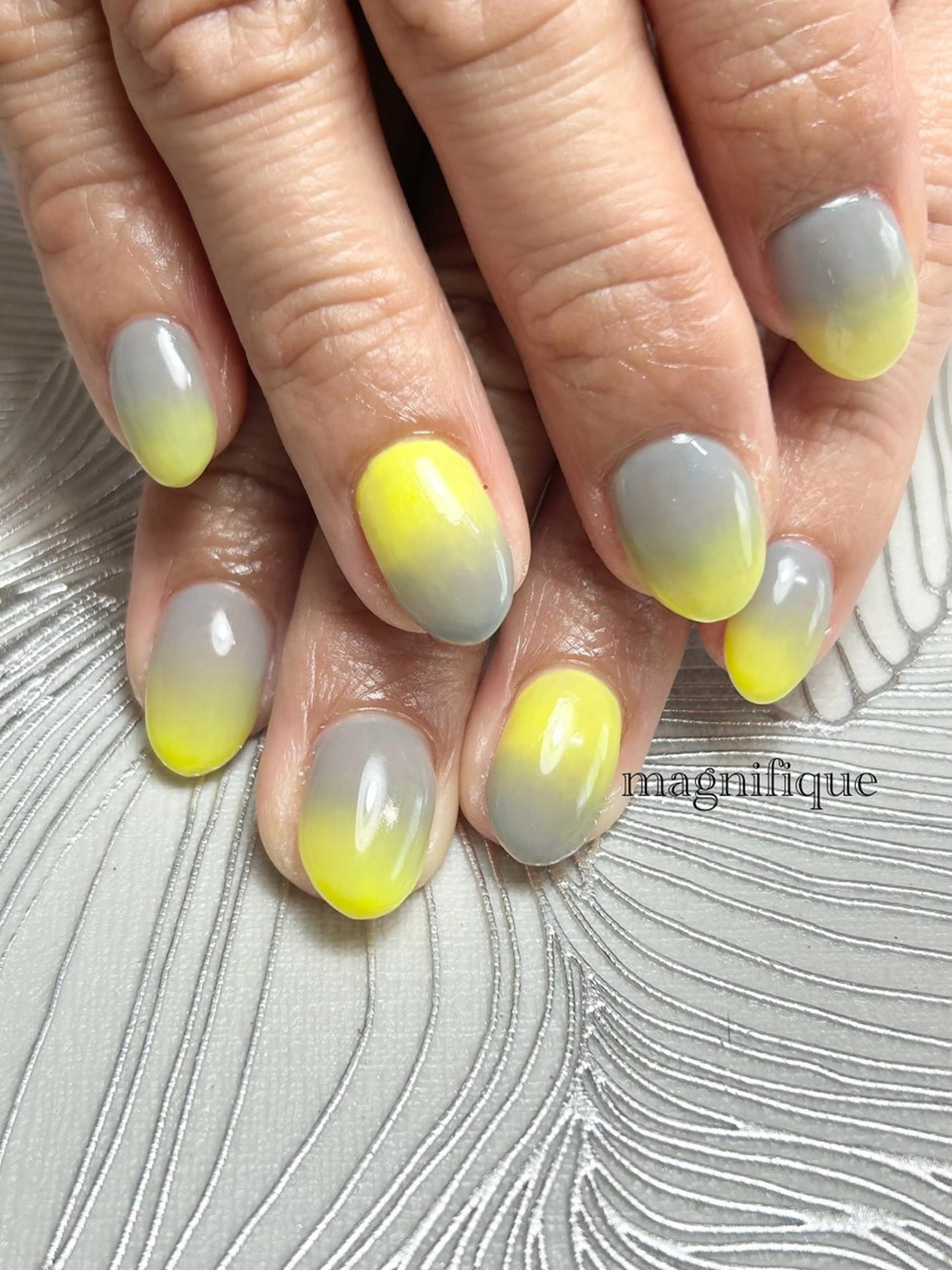 ネイル アートネイル グラデーション ロングネイル ショートネイル シンプルネイル プライベートサロン マニフィークのネイルデザイン