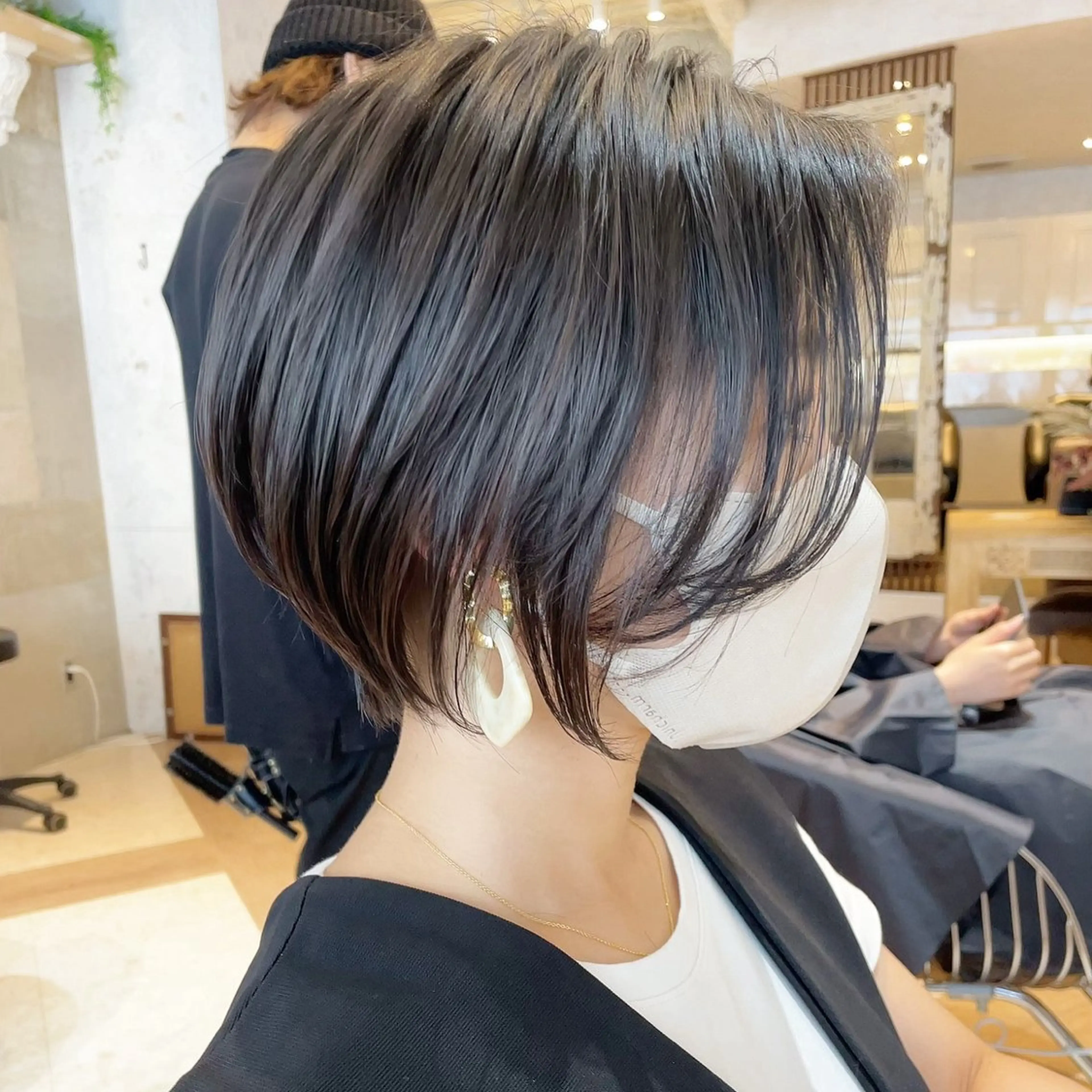 ショート カラー カット ヘアカラー トリートメント 韓国ヘア/髪質改善 /Harunaのヘアスタイル