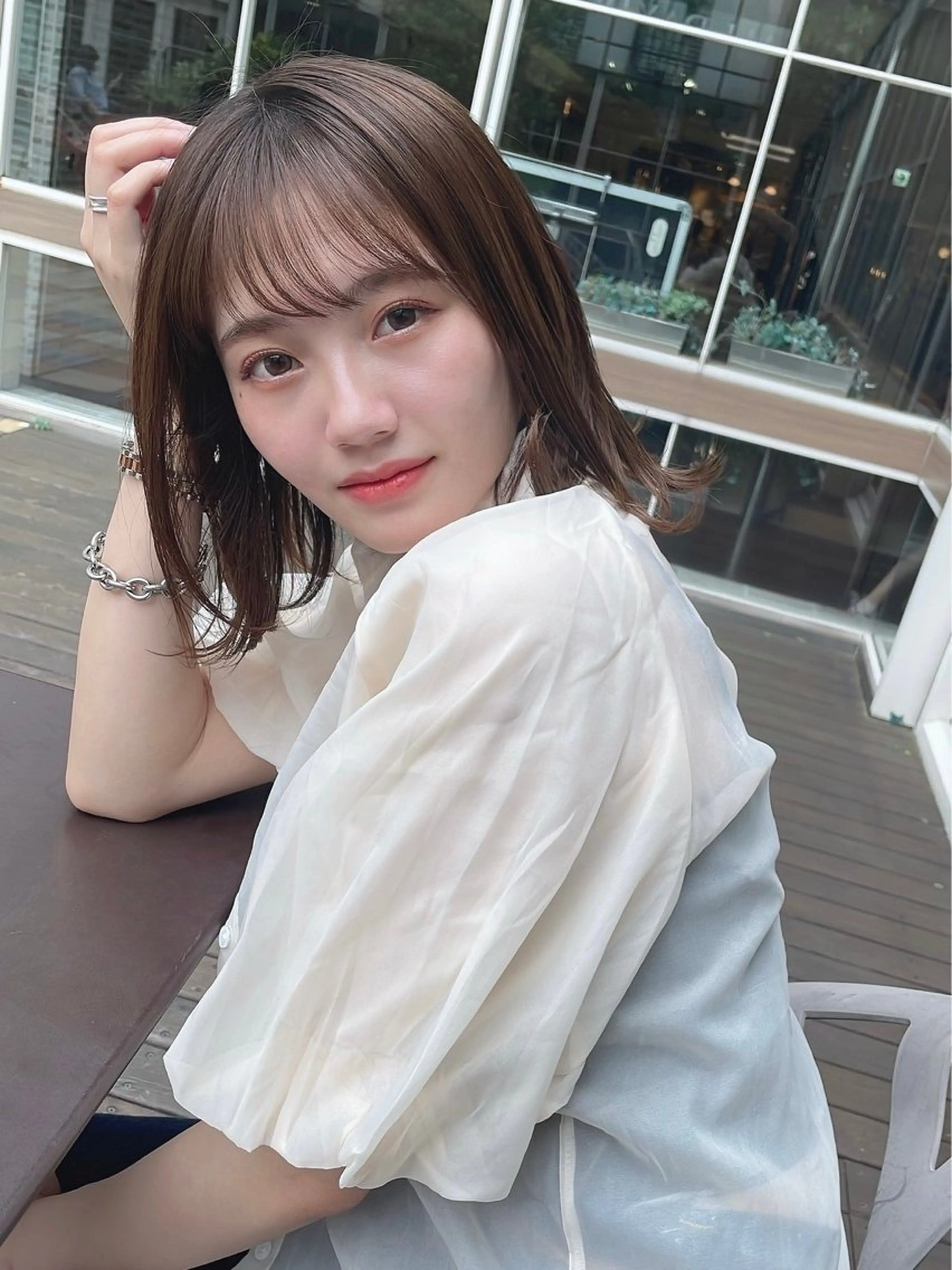 ショート カラー パーマ ヘアカラー トリートメント 【公式】amble luxe池袋東口🩷のヘアスタイル