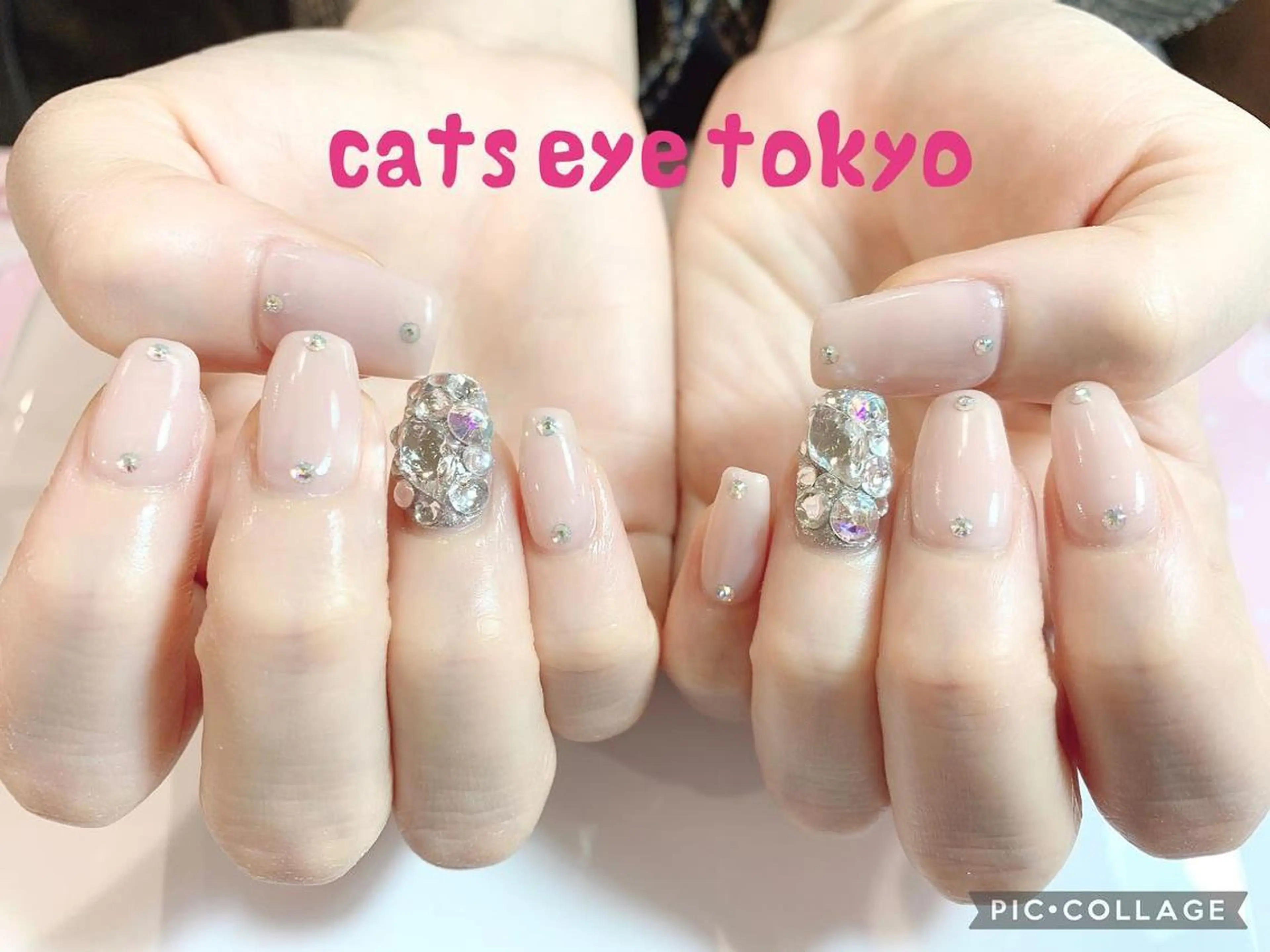ネイル マツエク・マツパ キラキラネイル ワンカラーネイル ストーンネイル Cat's eye TOKYO 新宿店のネイルデザイン