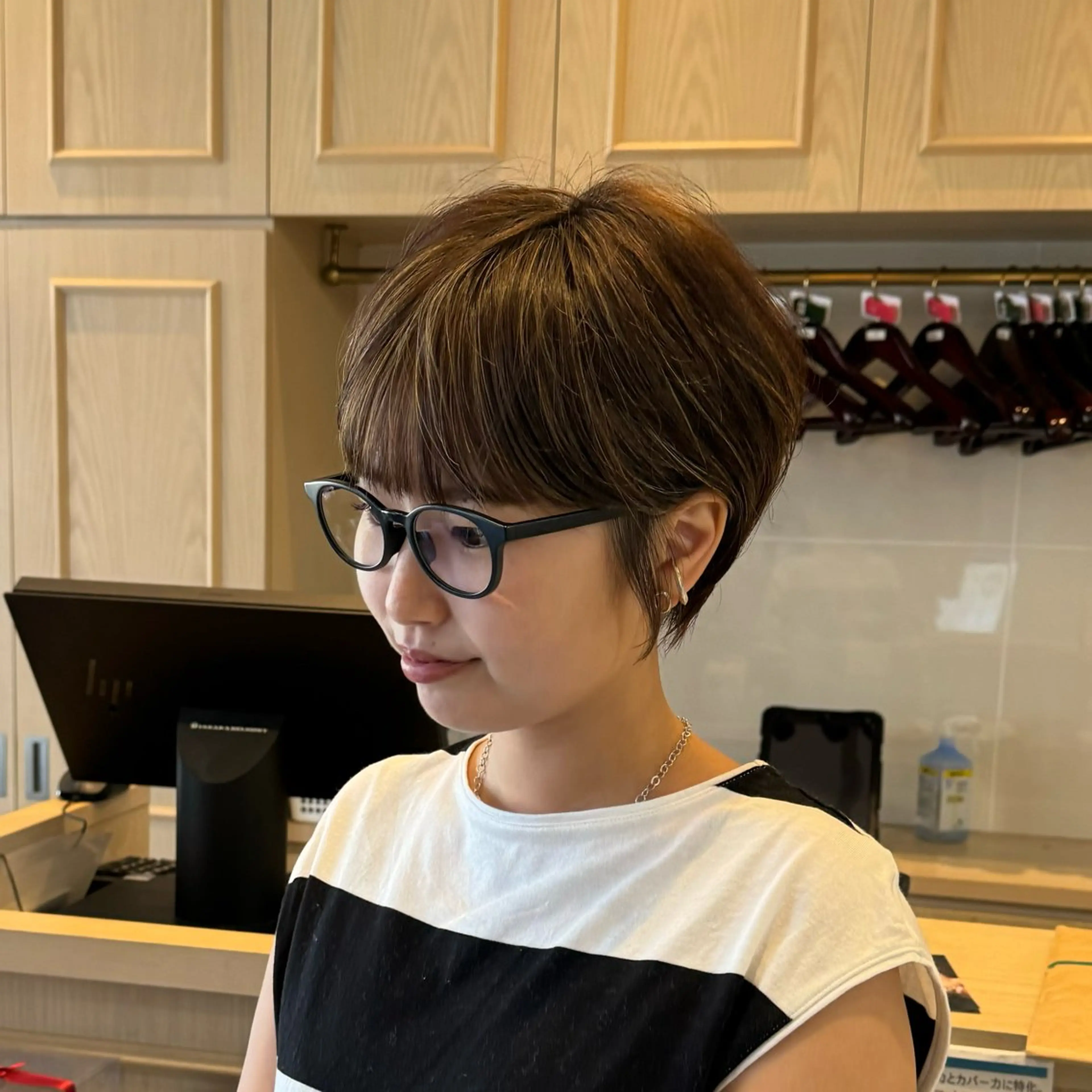 ショート ショート/ボブ 似合わせ/中原のヘアスタイル