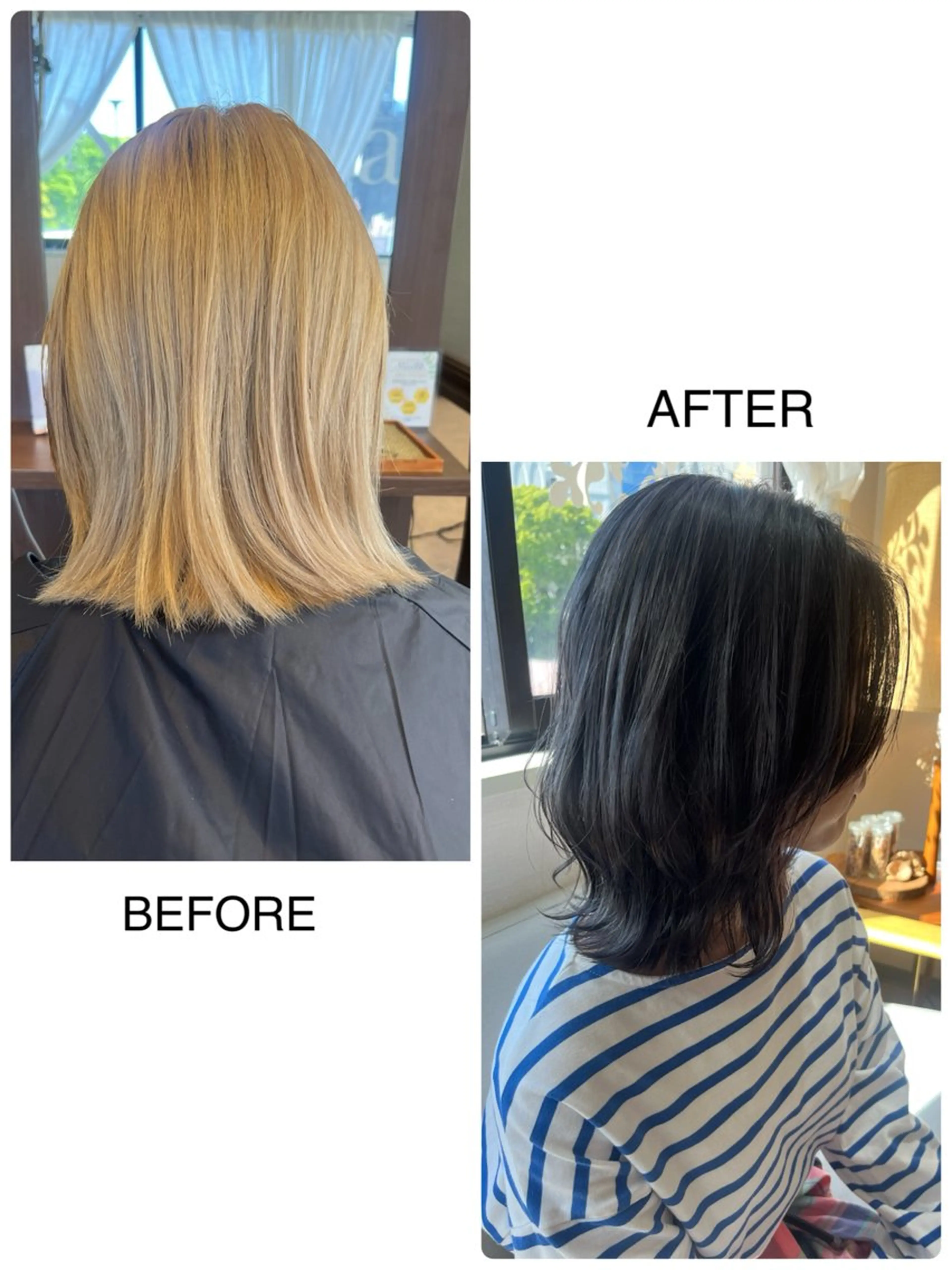 セミロング ヘアカラー 加藤 ひろこのヘアスタイル