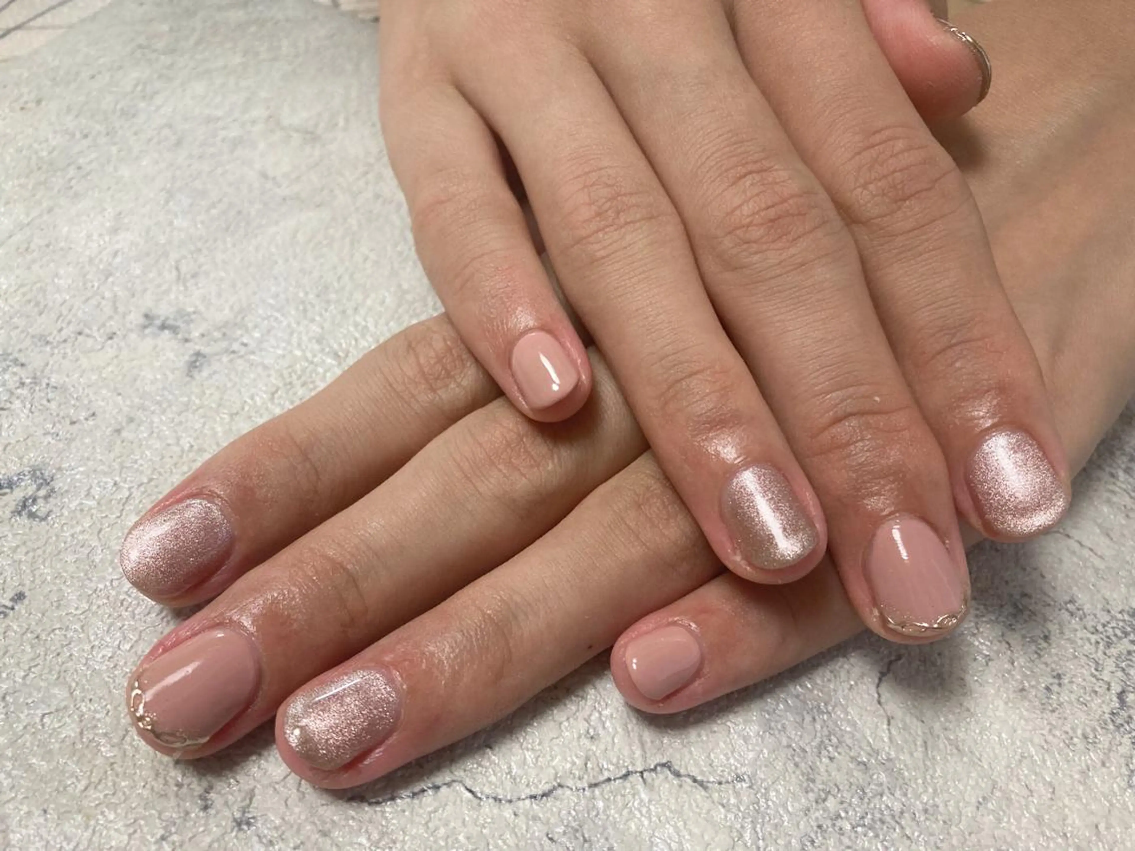 ネイル フットネイル ジェルネイル 韓国ネイル マグネットネイル ミラーネイル Mogu nail 二子玉川のネイルデザイン