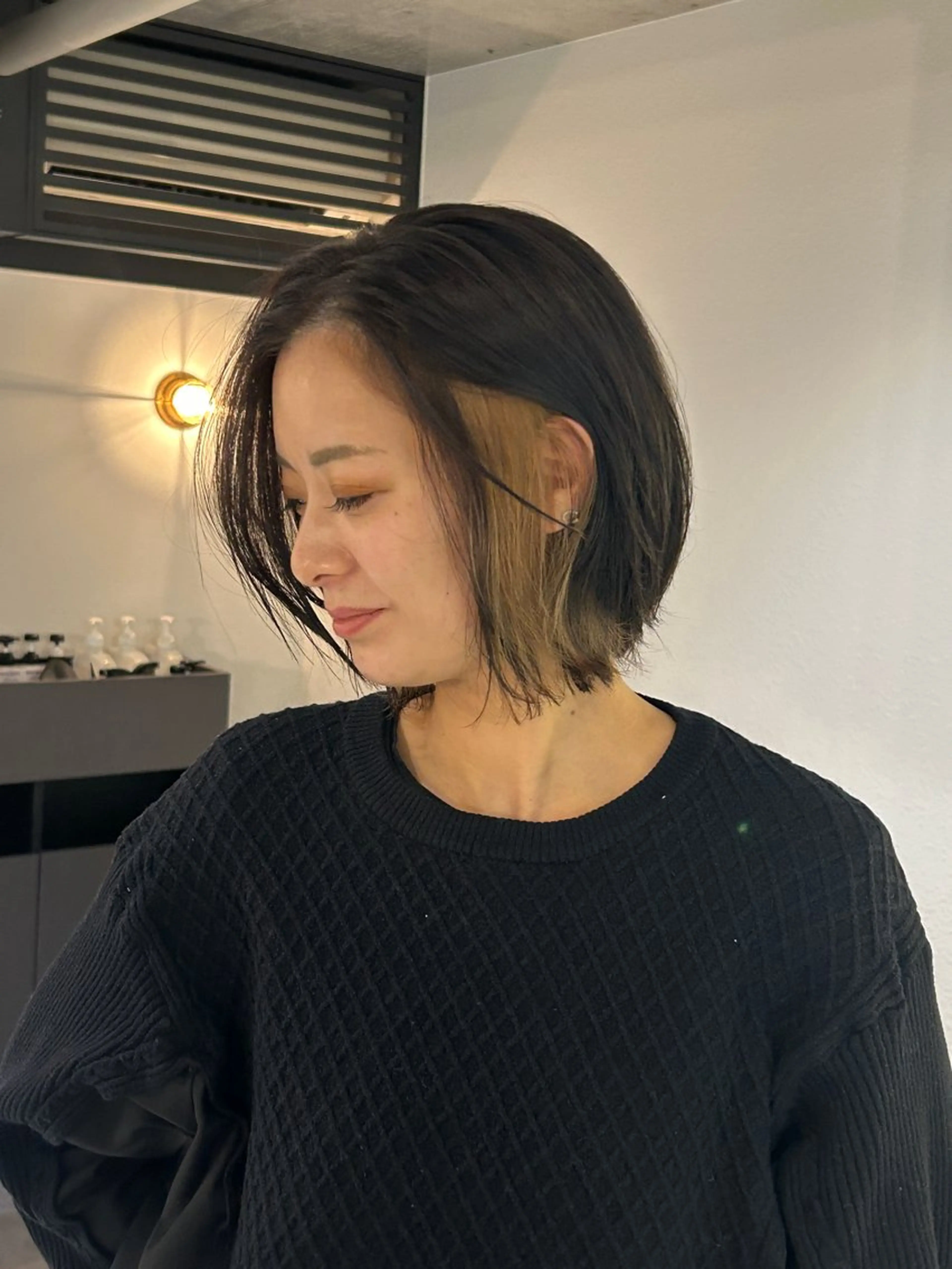 カラー インナーカラー 🌟デザインカラー 久保悠那のヘアスタイル