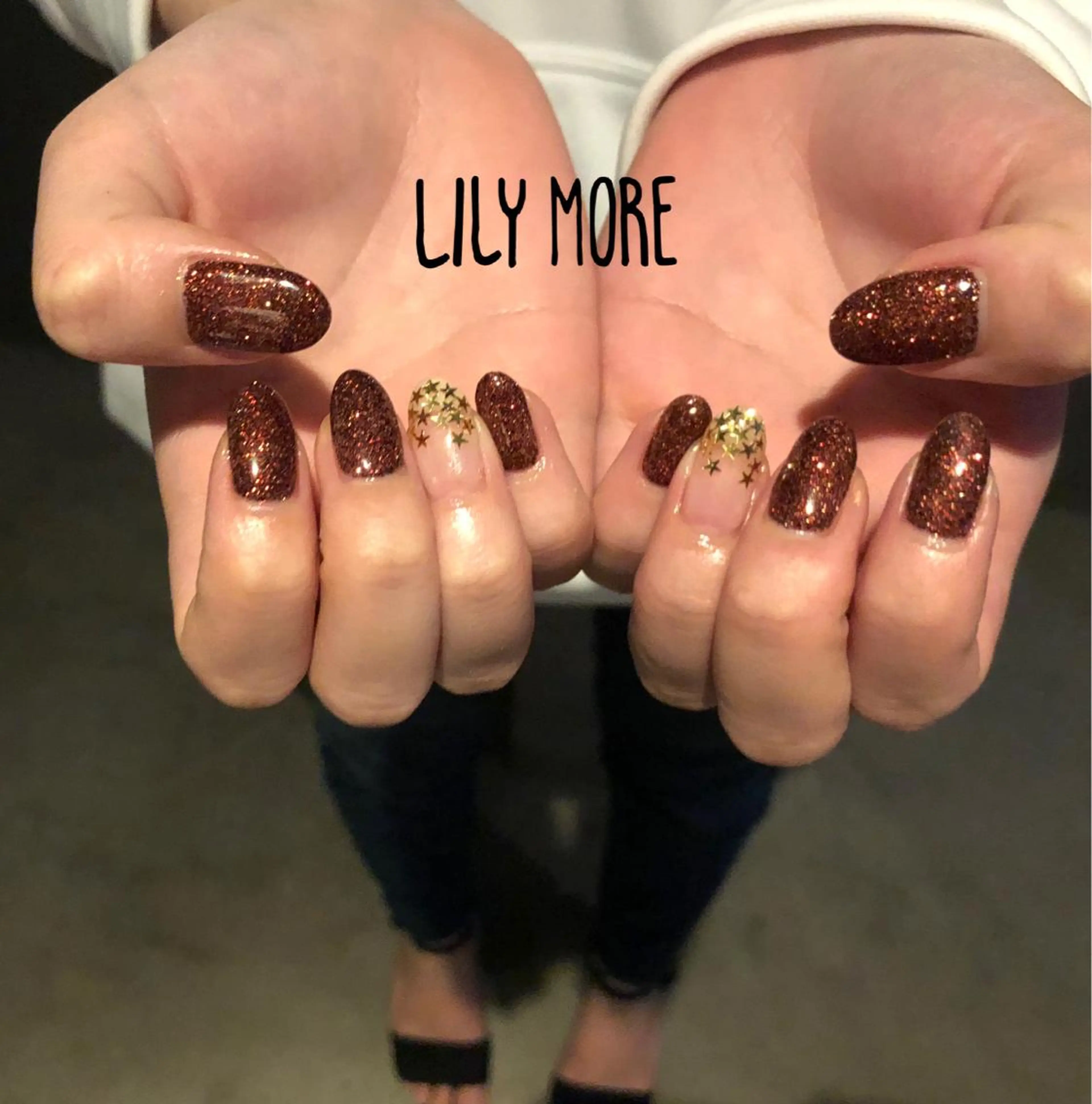 ネイル ラメ(グリッター) Lily closetのネイルデザイン