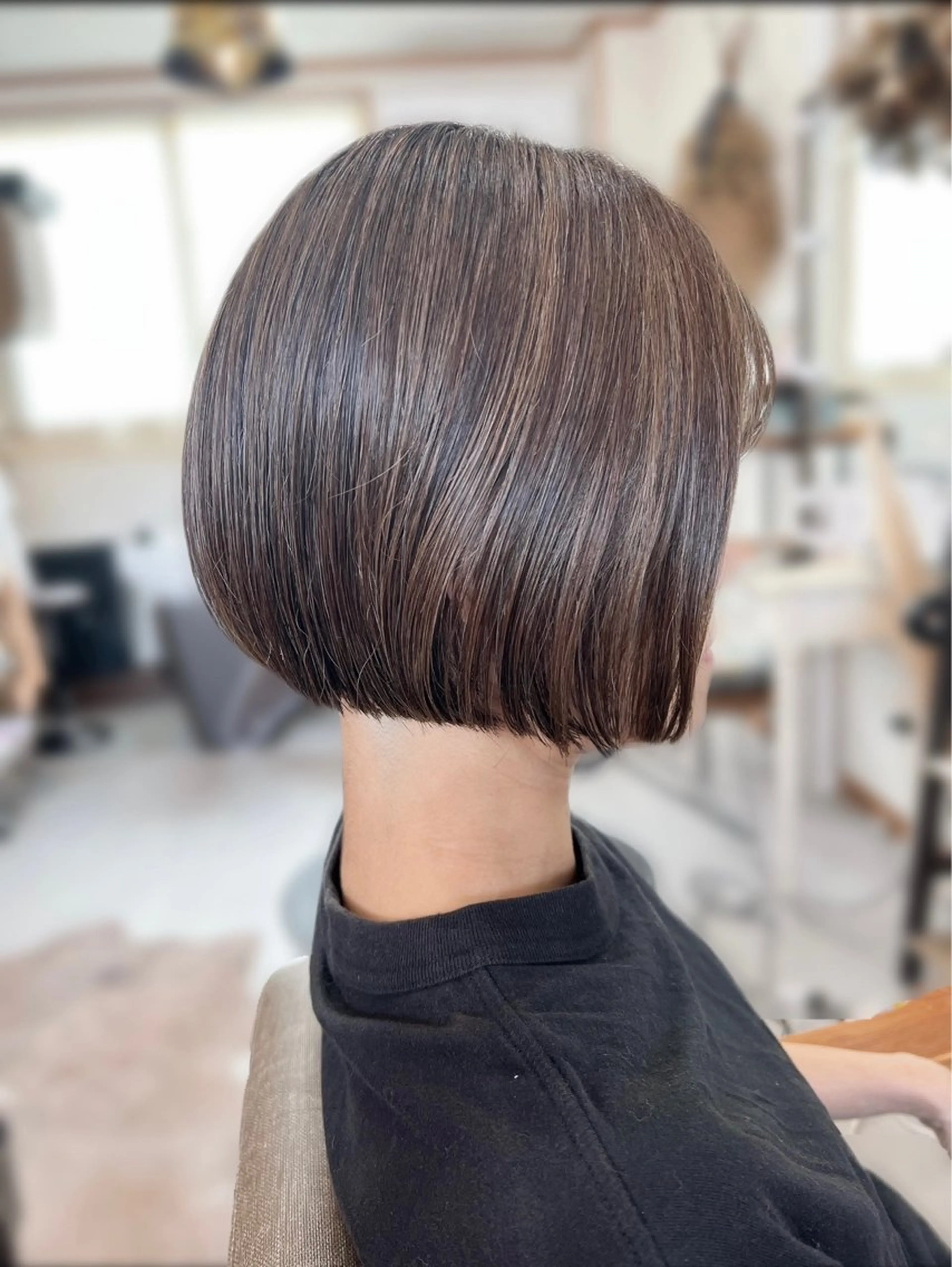 ショート カラー ボブ hair works raptureのヘアスタイル