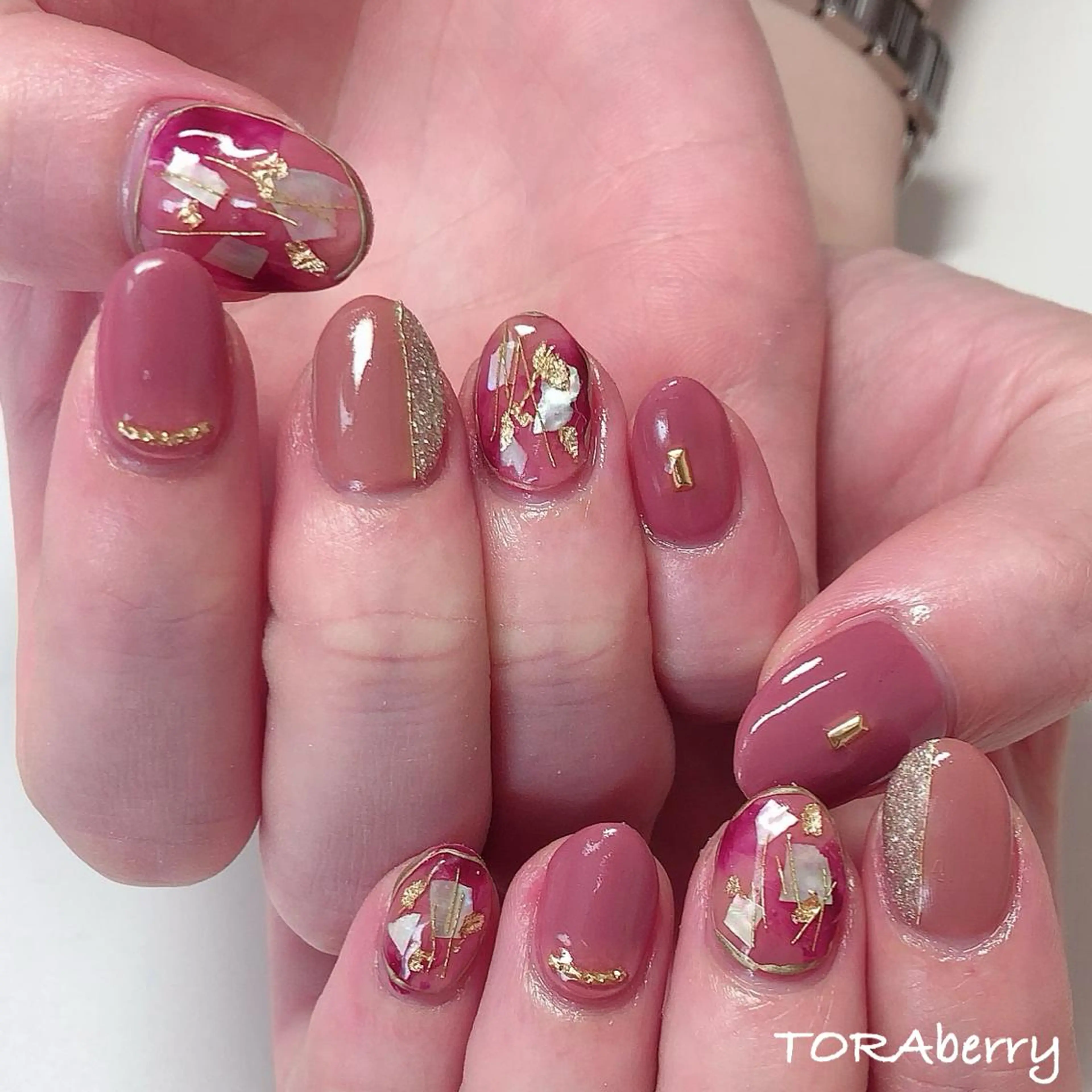 ネイル ワンカラーネイル ハンドネイル ネイリスト なつみのネイルデザイン