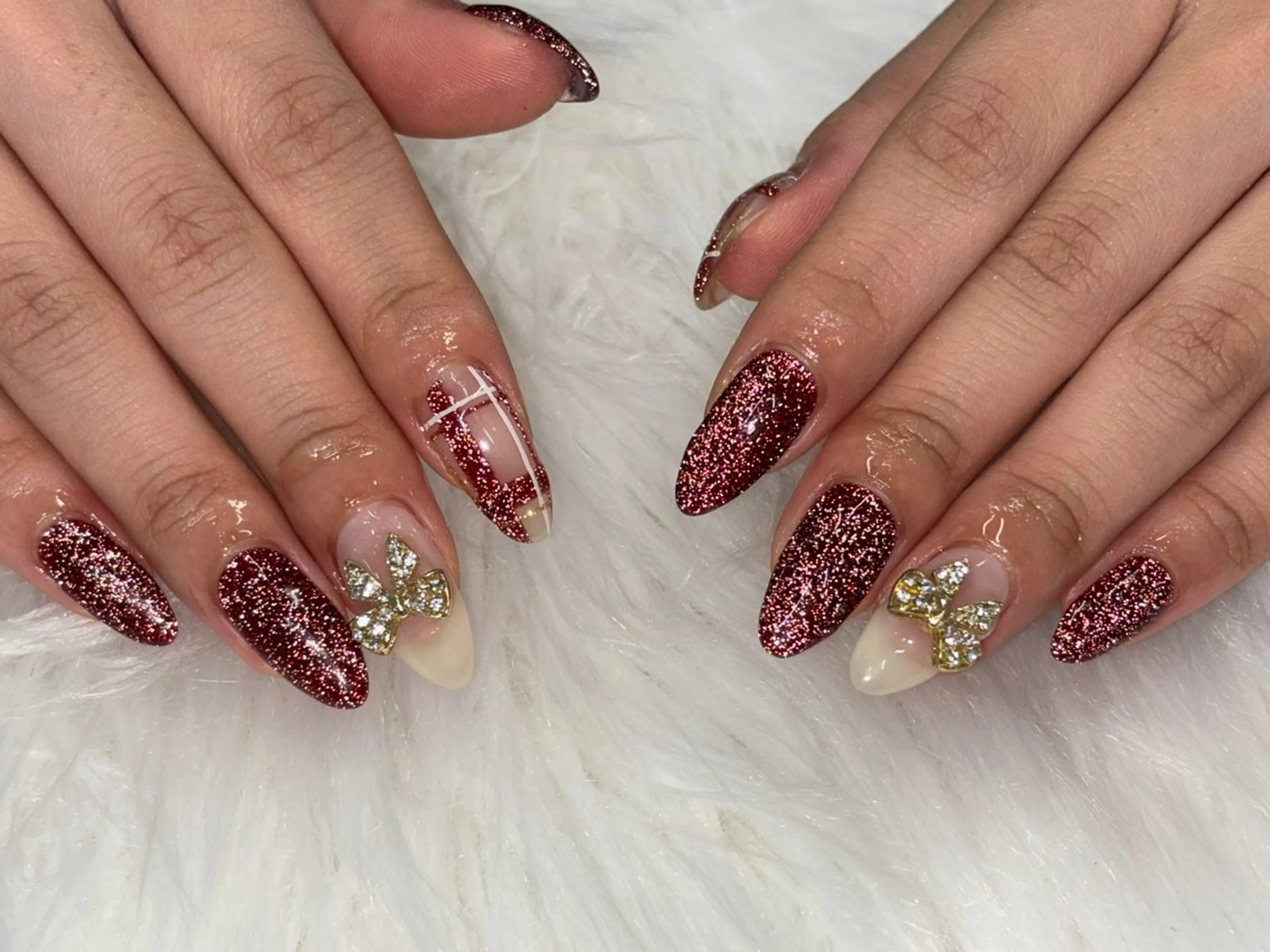 ネイル フラッシュネイル リボン 春ネイル 夏ネイル 冬ネイル ハンドネイル M Hのその他イメージ