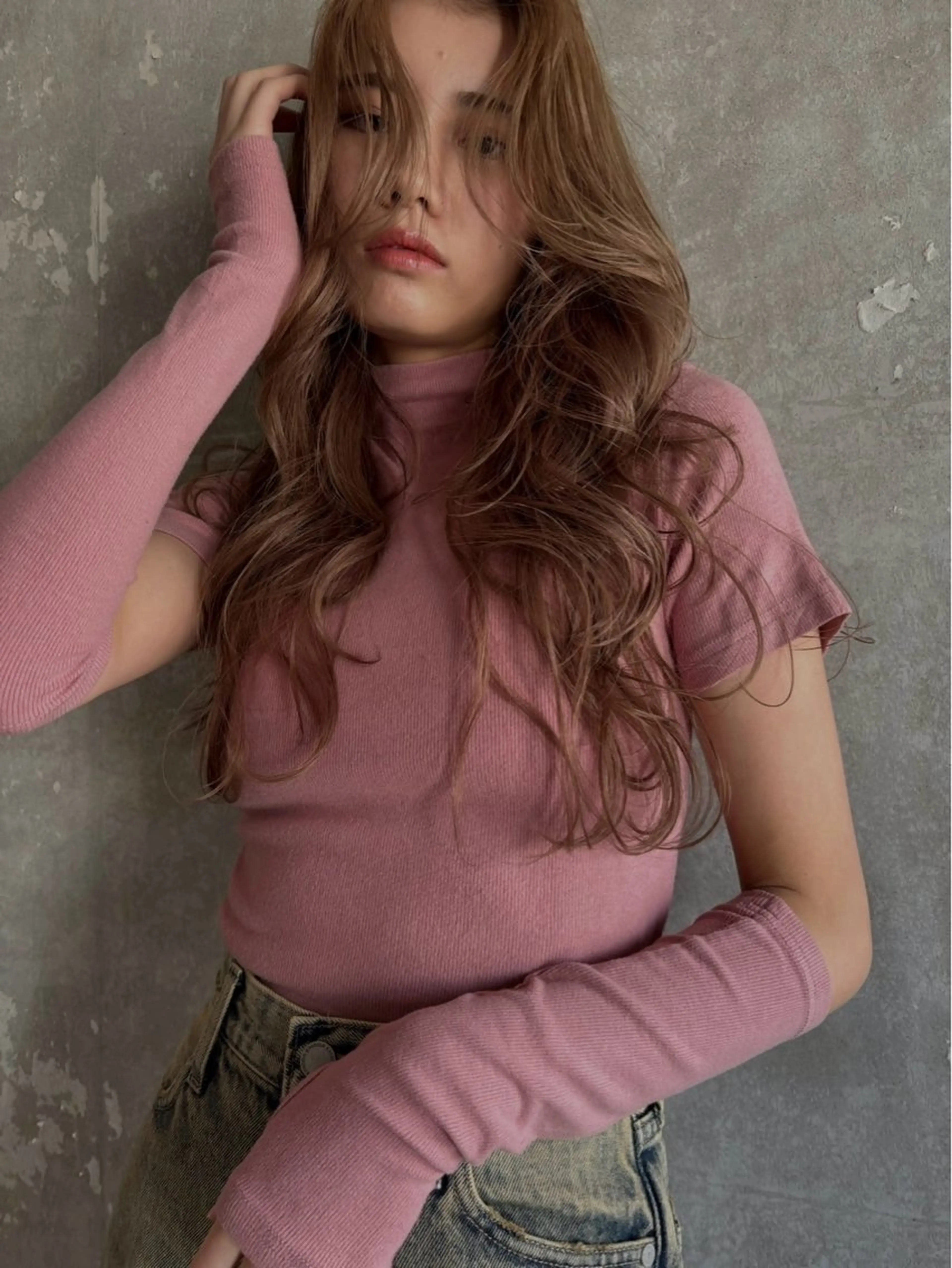 セミロング カラー カット ヘアカラー トリートメント JILL ユキのヘアスタイル