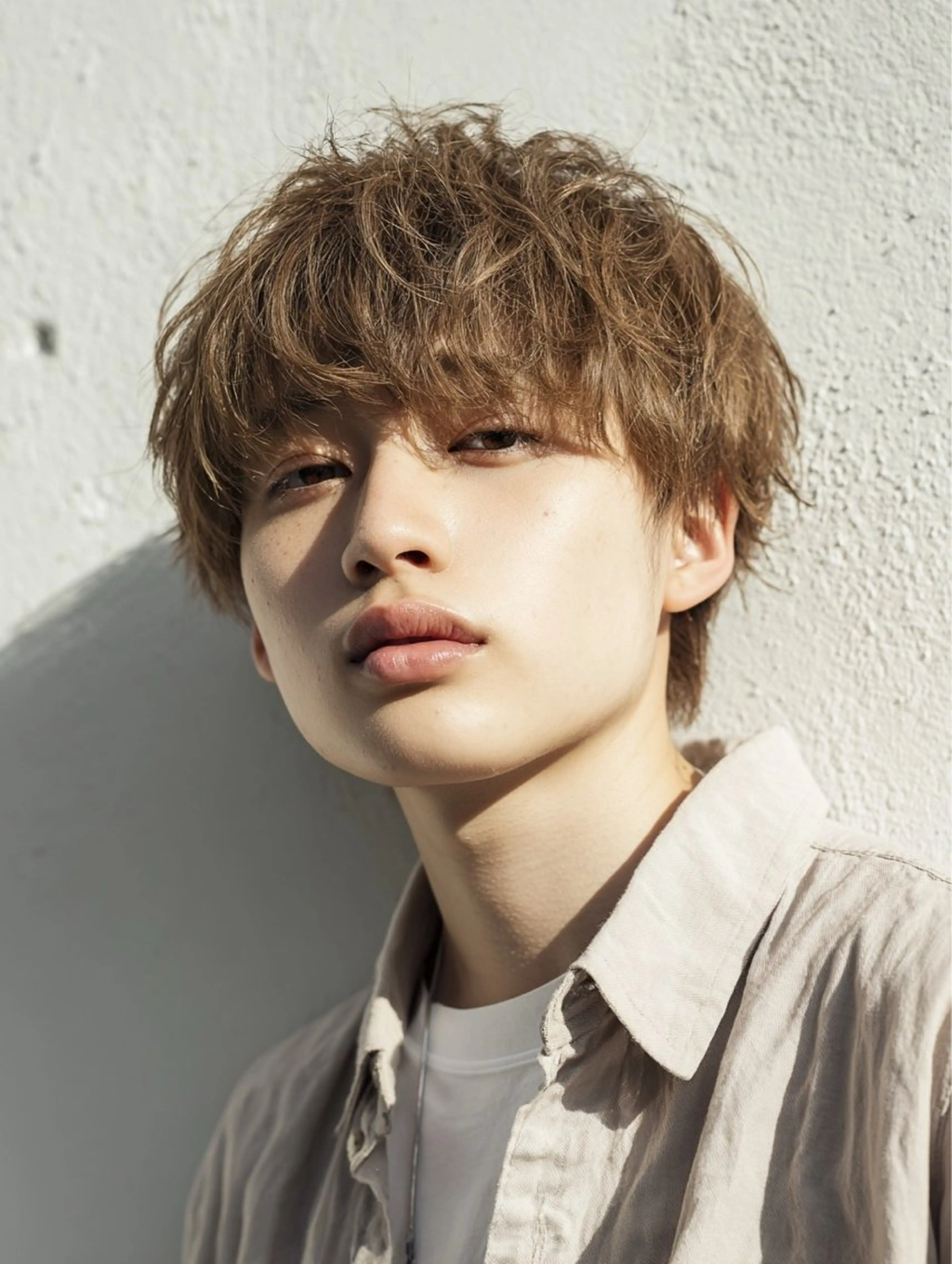 ショート メンズ カット ヘアカラー アレンジ/新宿 透明感カラー/ヤノのヘアスタイル