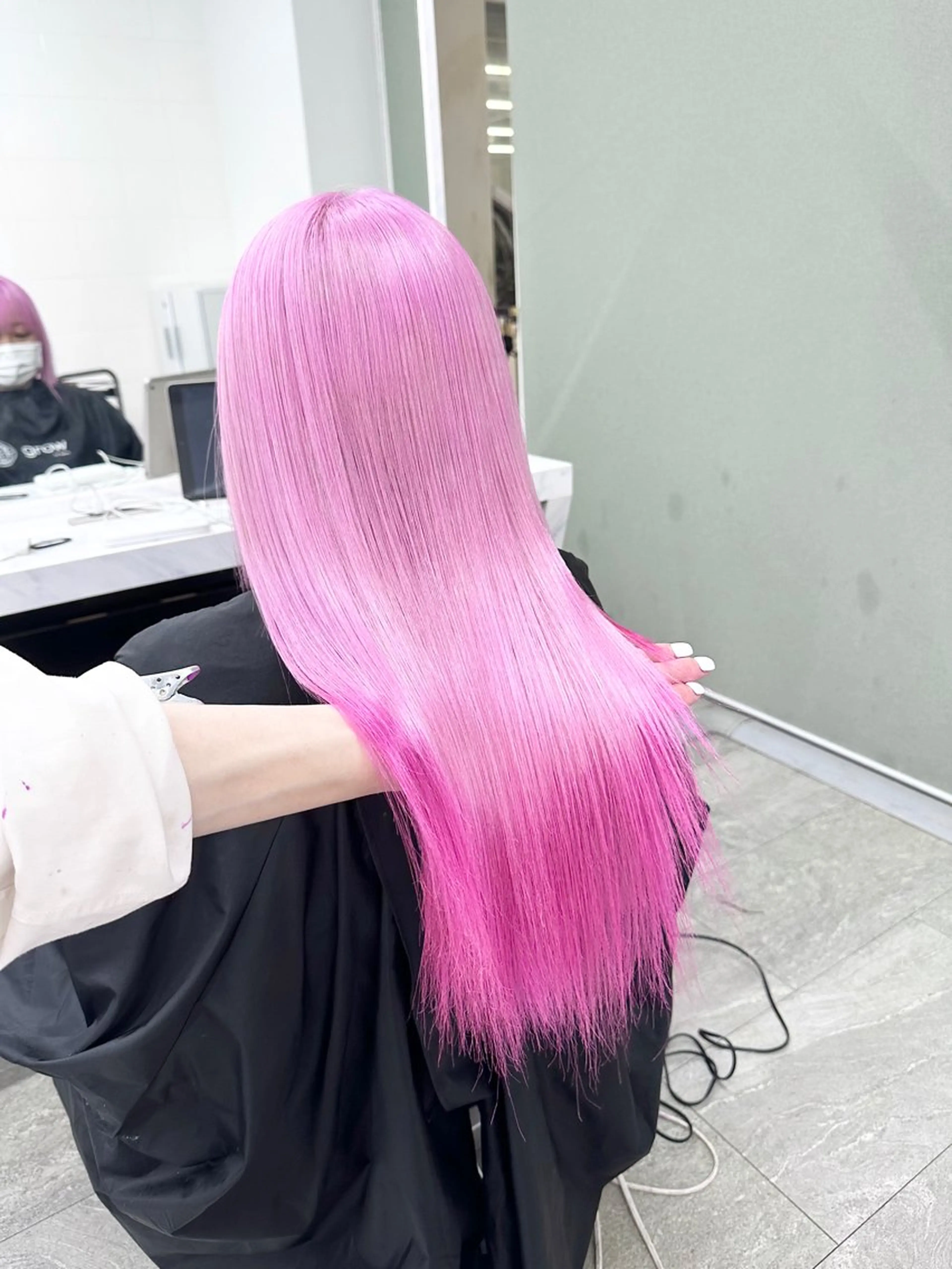 ロング カラー ヘアアレンジ ベージュカラー ブリーチ 抜きっぱなしブロンド ブロンド デザインカラー エクステ ❄️💛エクステ ブリーチ❄️yukiのヘアスタイル