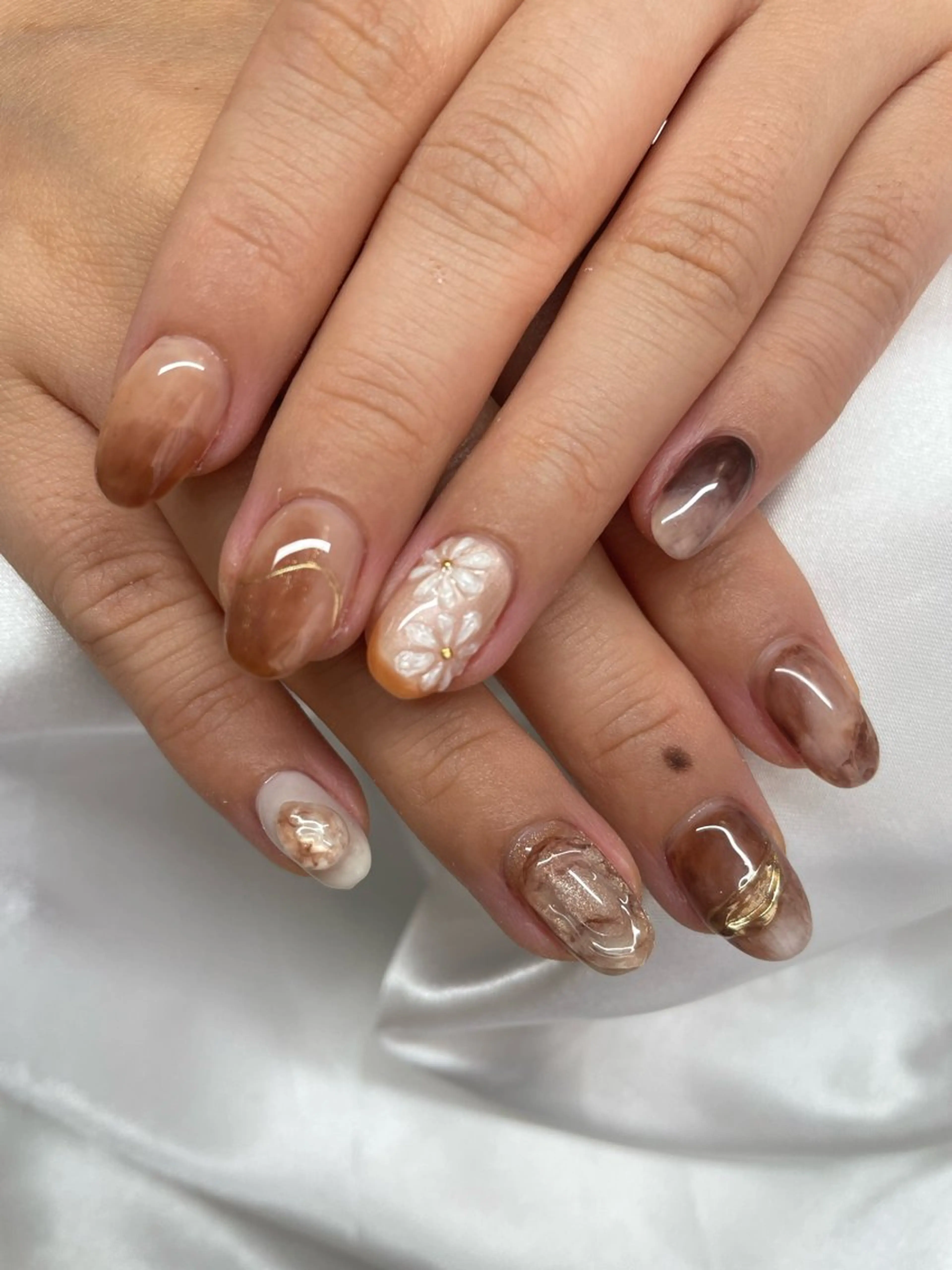 ネイル ニュアンスネイル ハンドネイル Mynail MIZUNOのネイルデザイン
