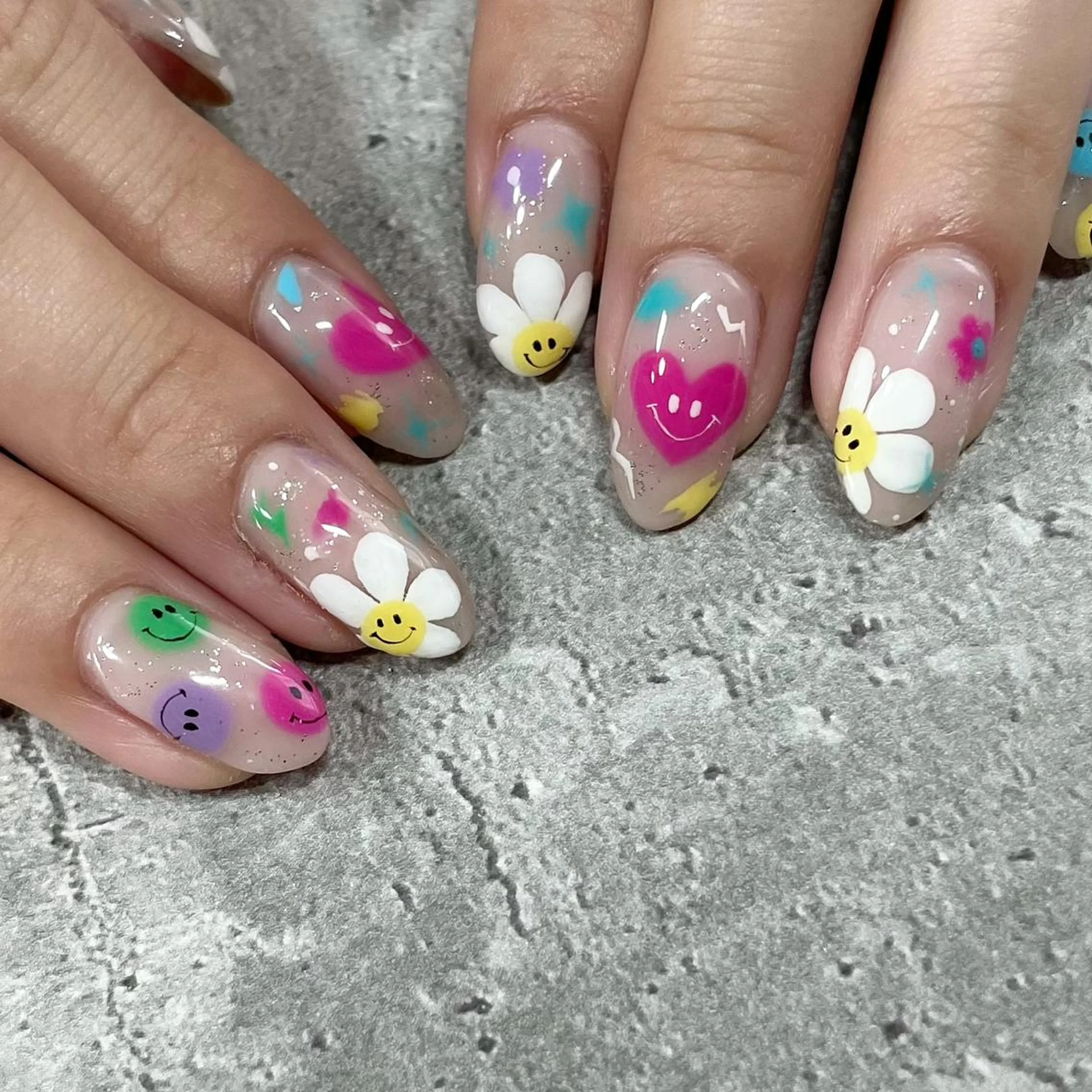 ネイル ジェルネイル 東 千夏のネイルデザイン