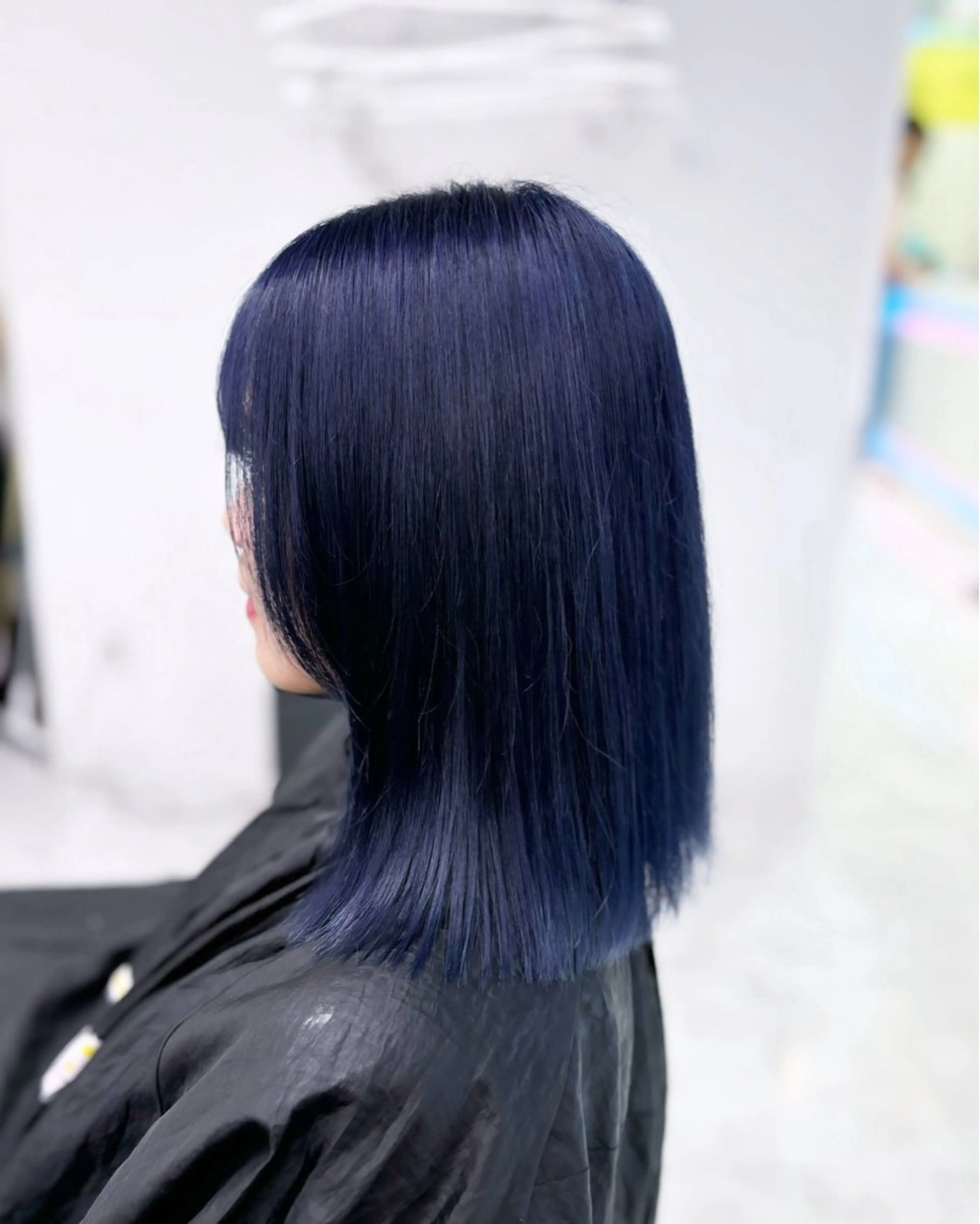 ミディアム カラー ヘアカラー トリートメント ヘッドスパ ヘアセット 🩵色落ち可愛い 寒色カラー🩵のヘアスタイル