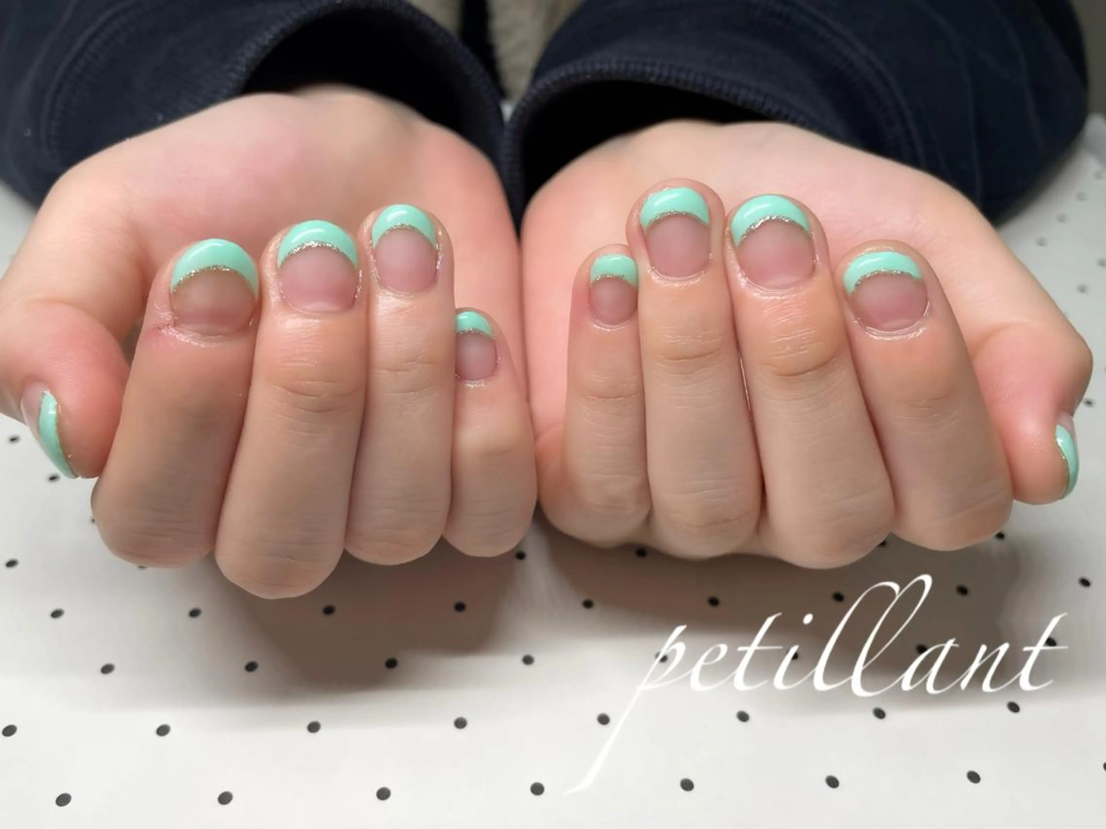 ネイル 長さ出し フレンチネイル ジェルネイル 春ネイル ハンドネイル ハンドケア petillant所属・nail salon petillantのネイルデザイン