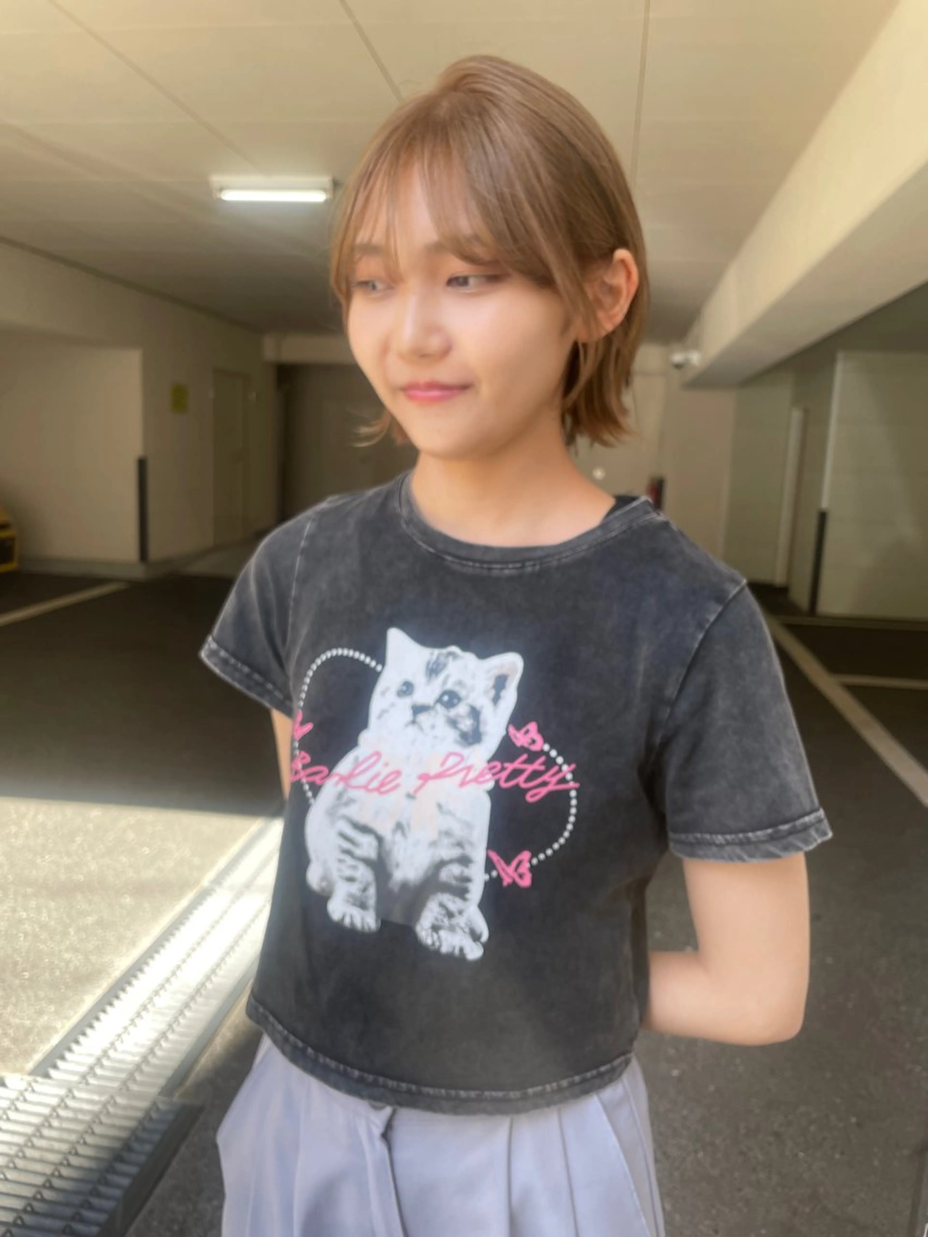 ショート カラー 🙃 透明感カラー/ボブのヘアスタイル