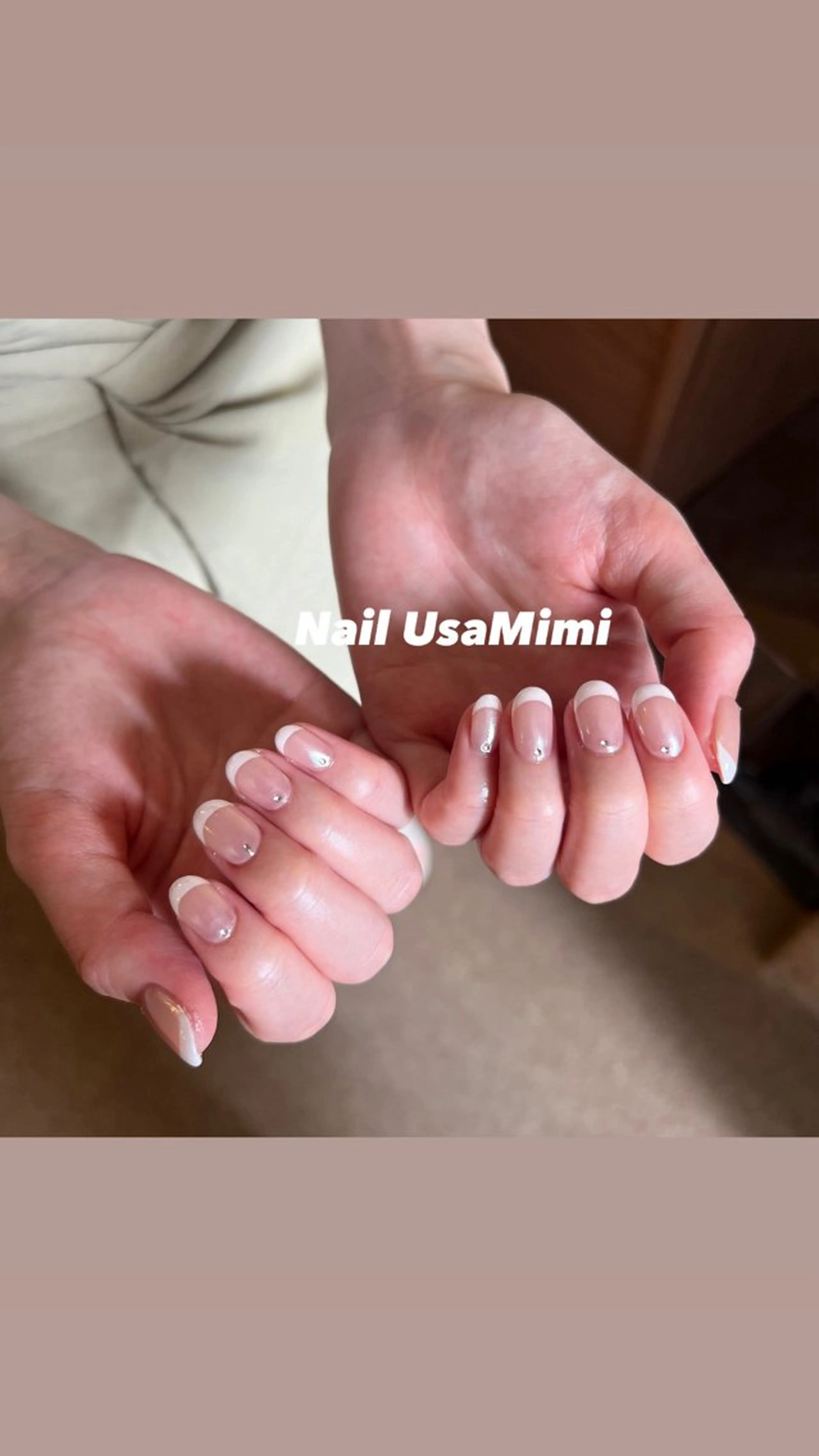 ネイル オーロラネイル フレンチネイル ジェルネイル 韓国ネイル マグネットネイル 本町NailUsa Mimi RIKOのネイルデザイン