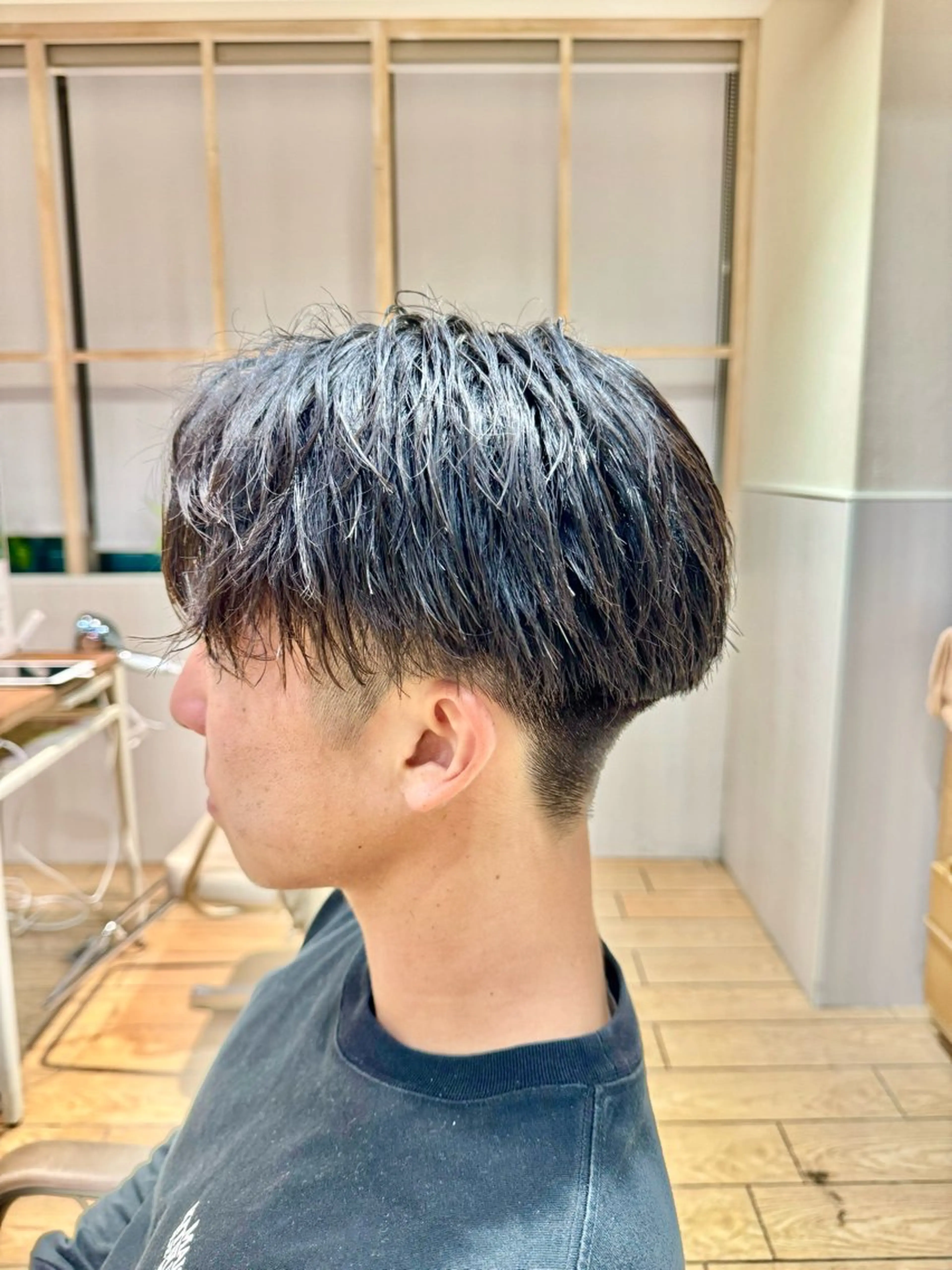 ショート パーマ メンズ afloatkobe所属・美髪/髪質改善 川口凌弥のヘアスタイル