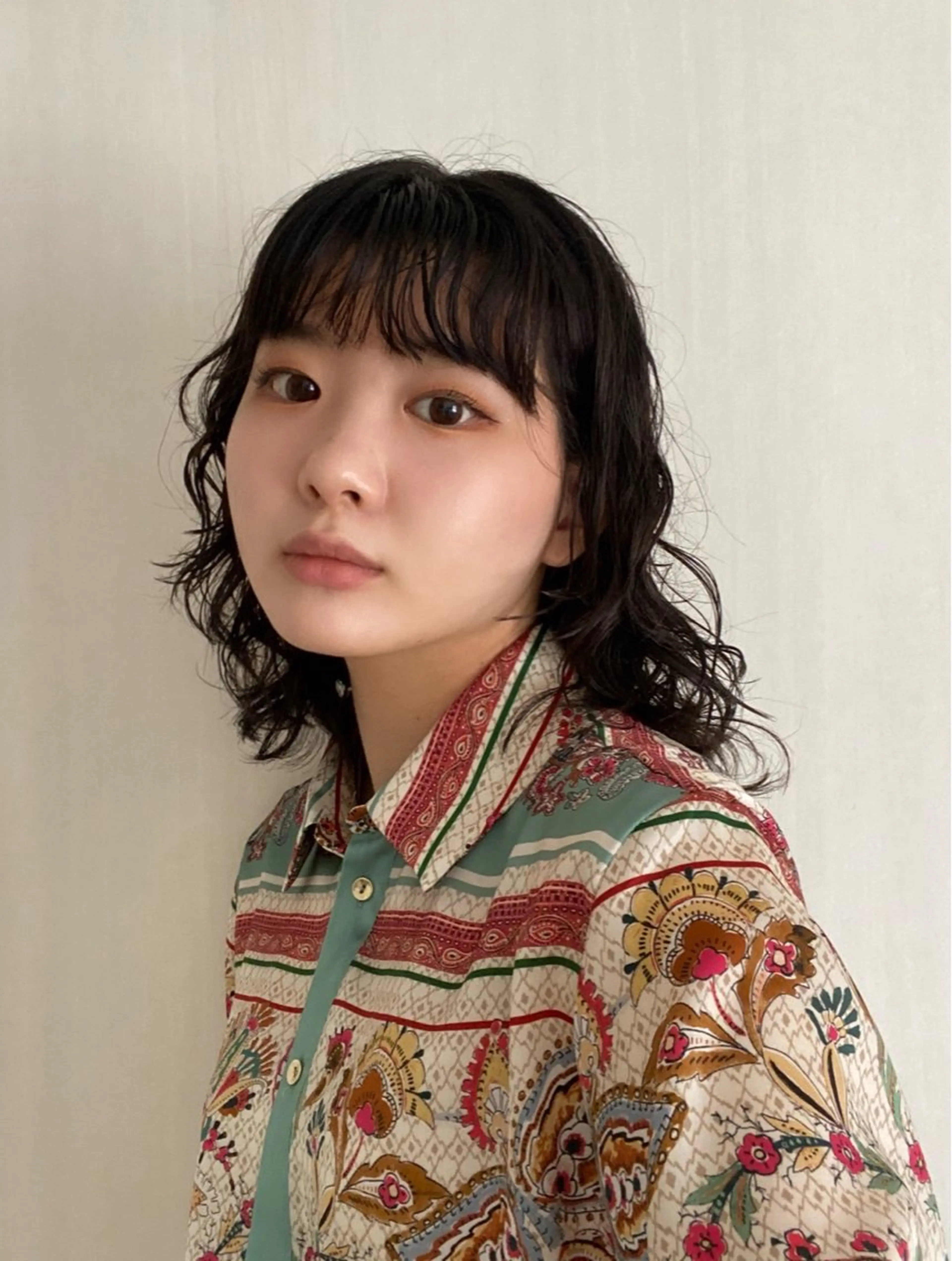 パーマ 本田 聖のヘアスタイル