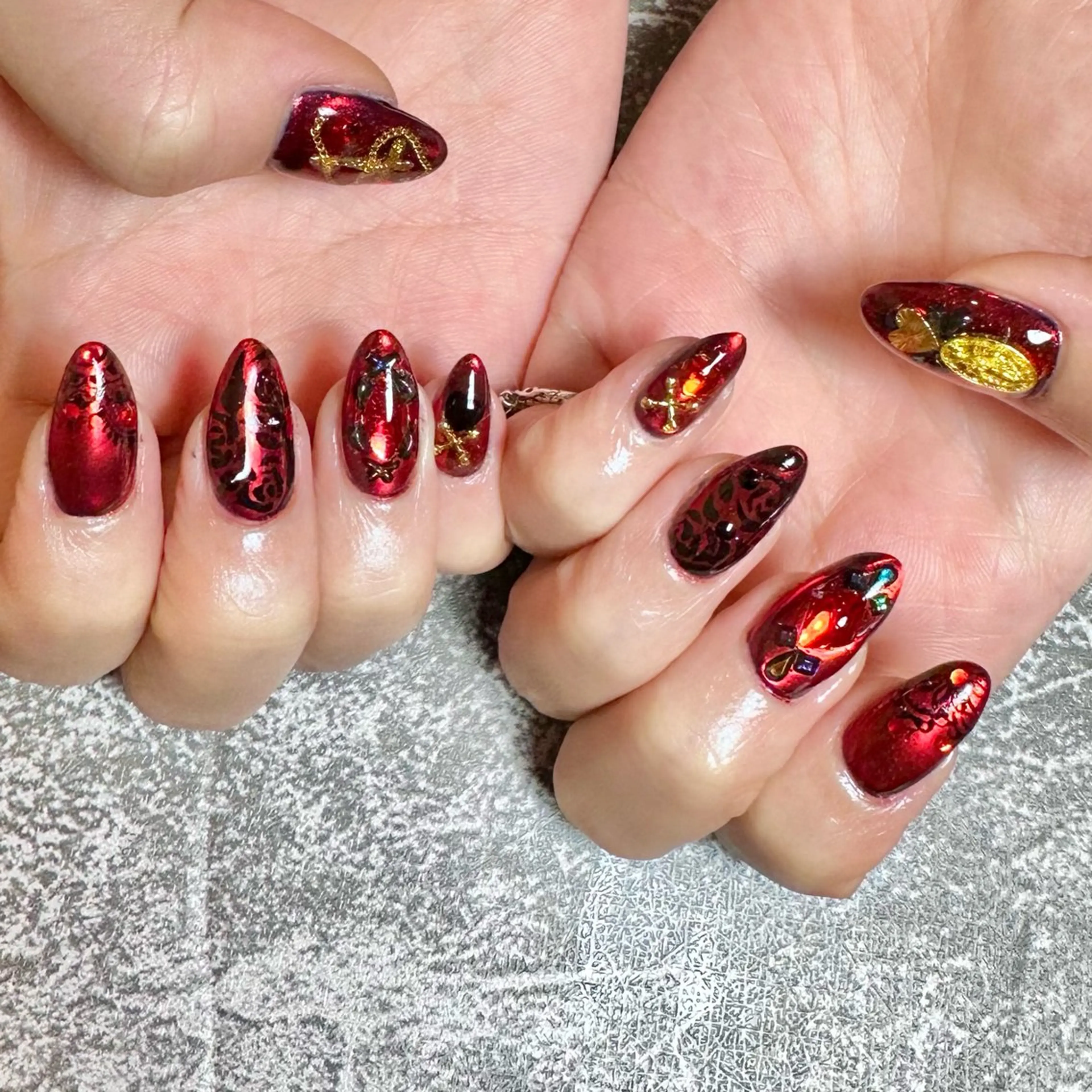 ネイル ミラーネイル 221 nailのネイルデザイン