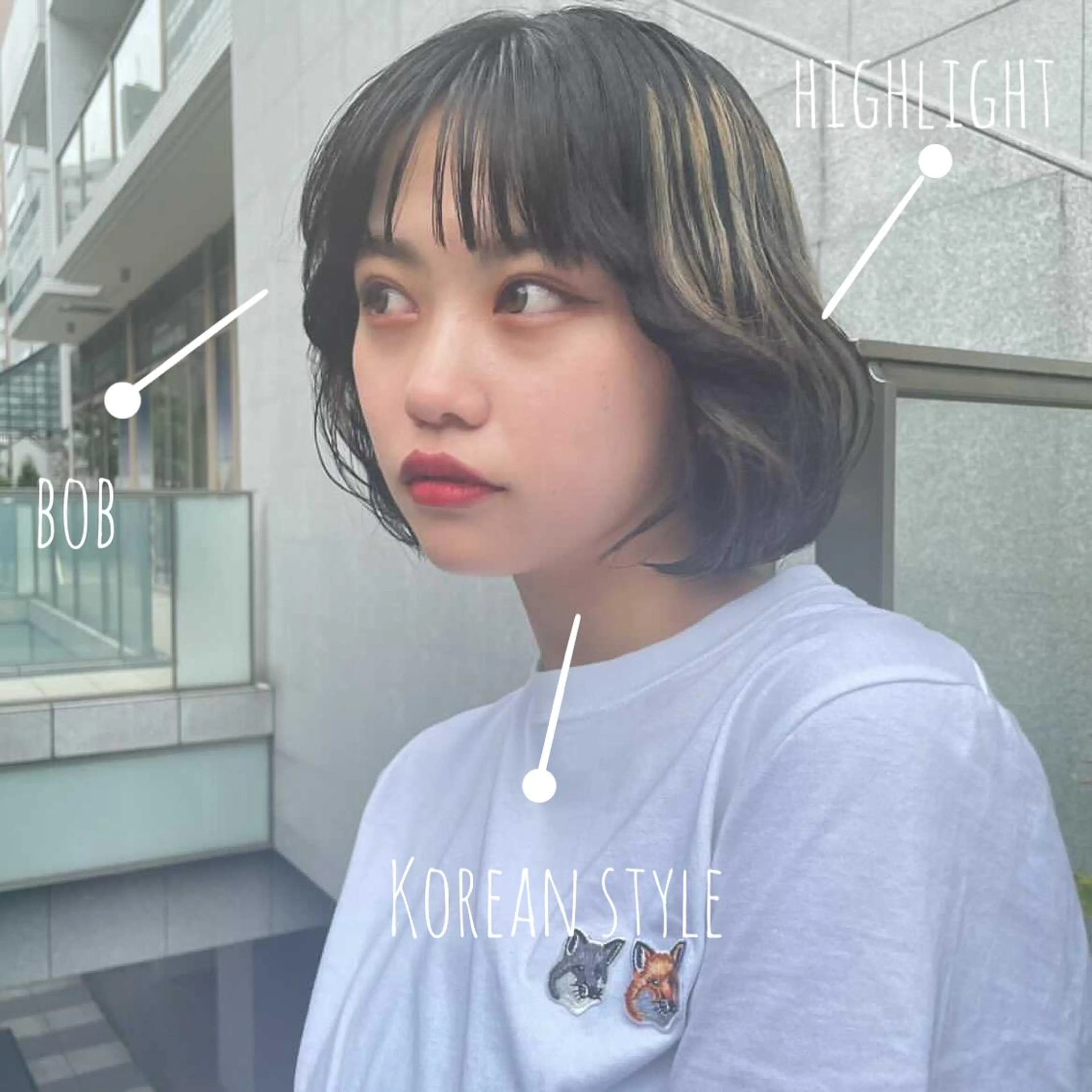 ミディアム ブリーチカラー特化 碇　英朗のヘアスタイル