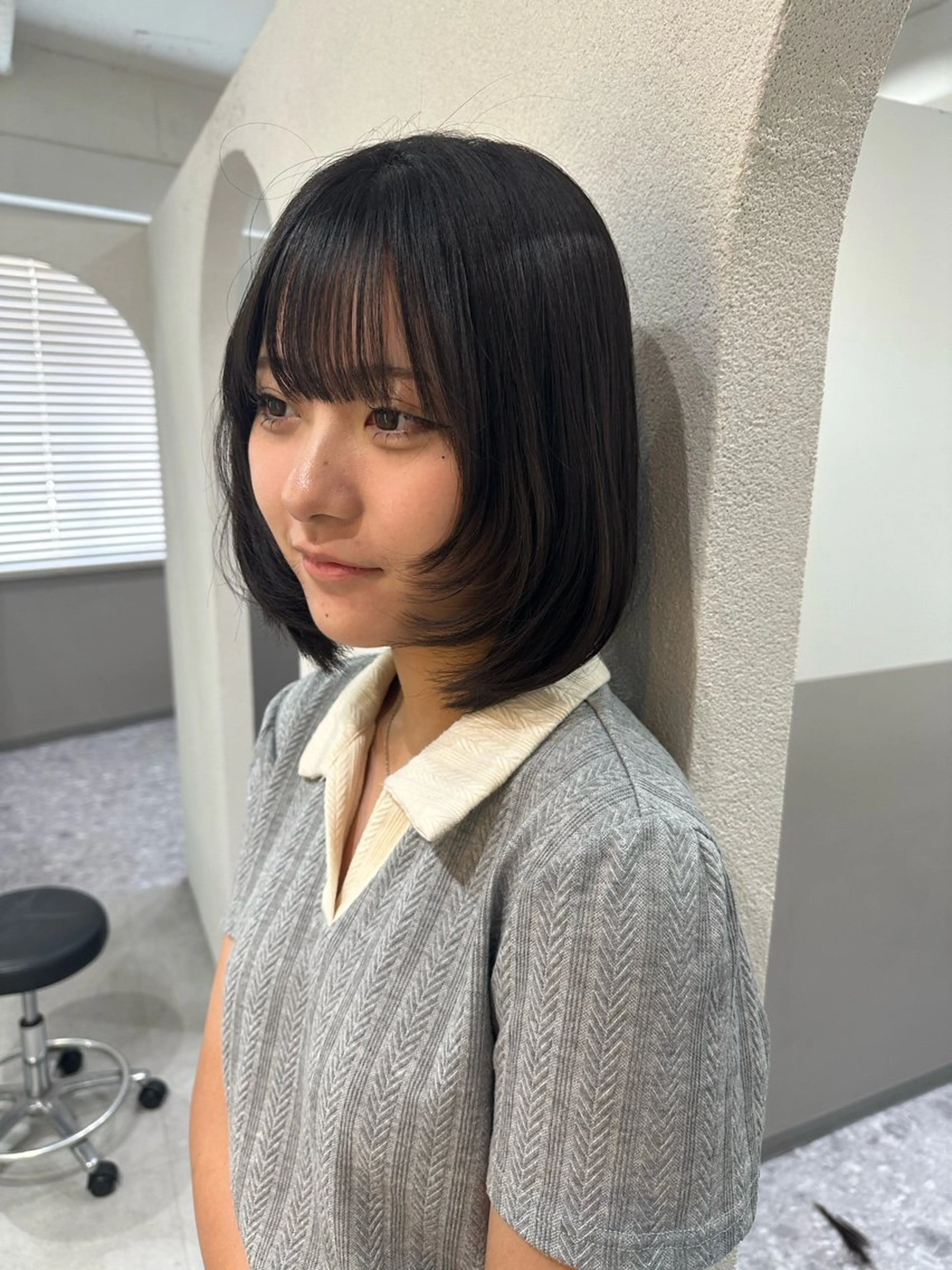 ミディアム カラー カット ヘアカラー トリートメント 🪞個室サロン/韓国 艶髪/keito🪞のヘアスタイル
