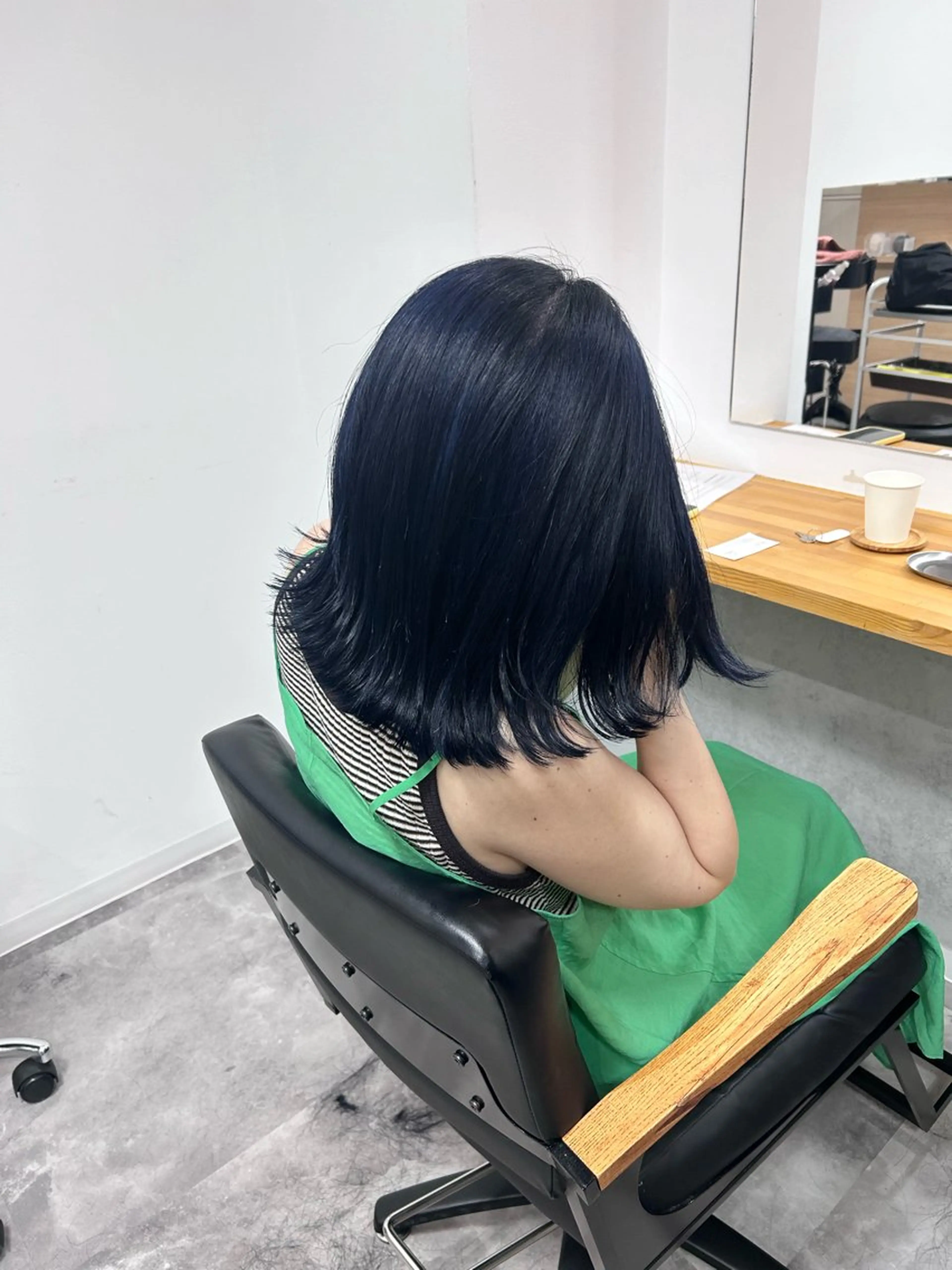 ミディアム カット ヘアカラー 藤森結子/韓国ヘア/ パーソナルカラー診断のヘアスタイル