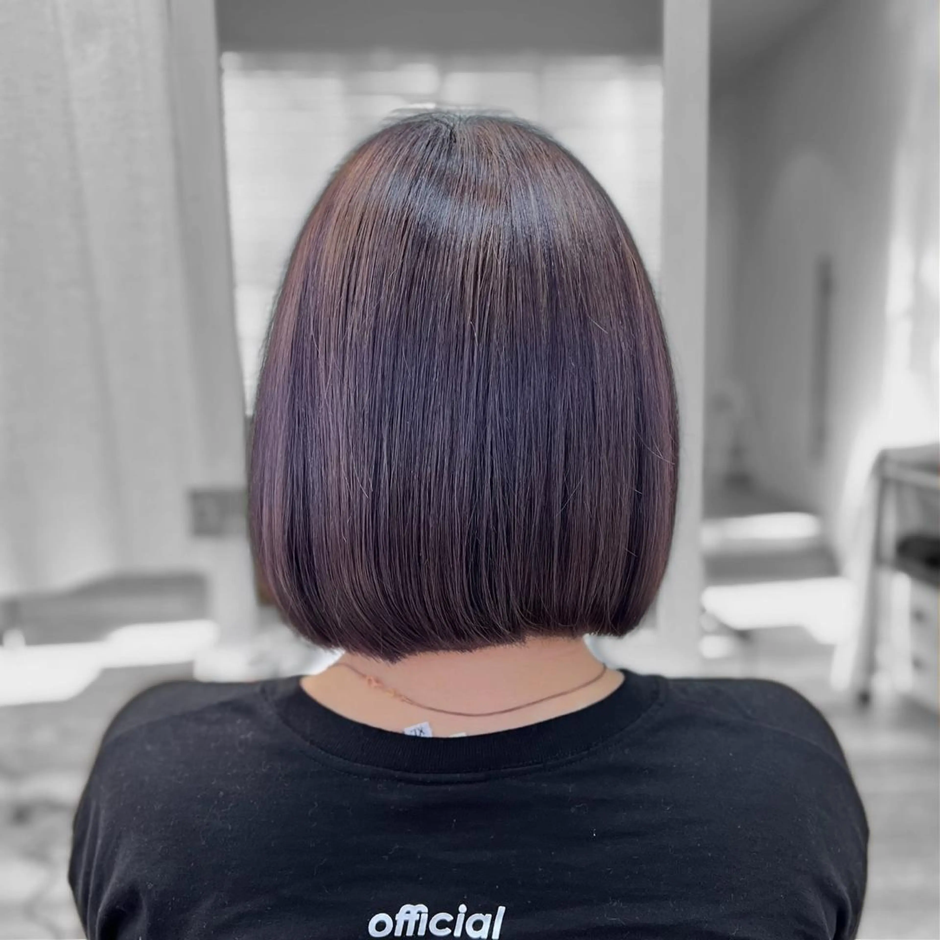 ミディアム ピンクラベンダー HARUKI 艶髪特化美容師のヘアスタイル
