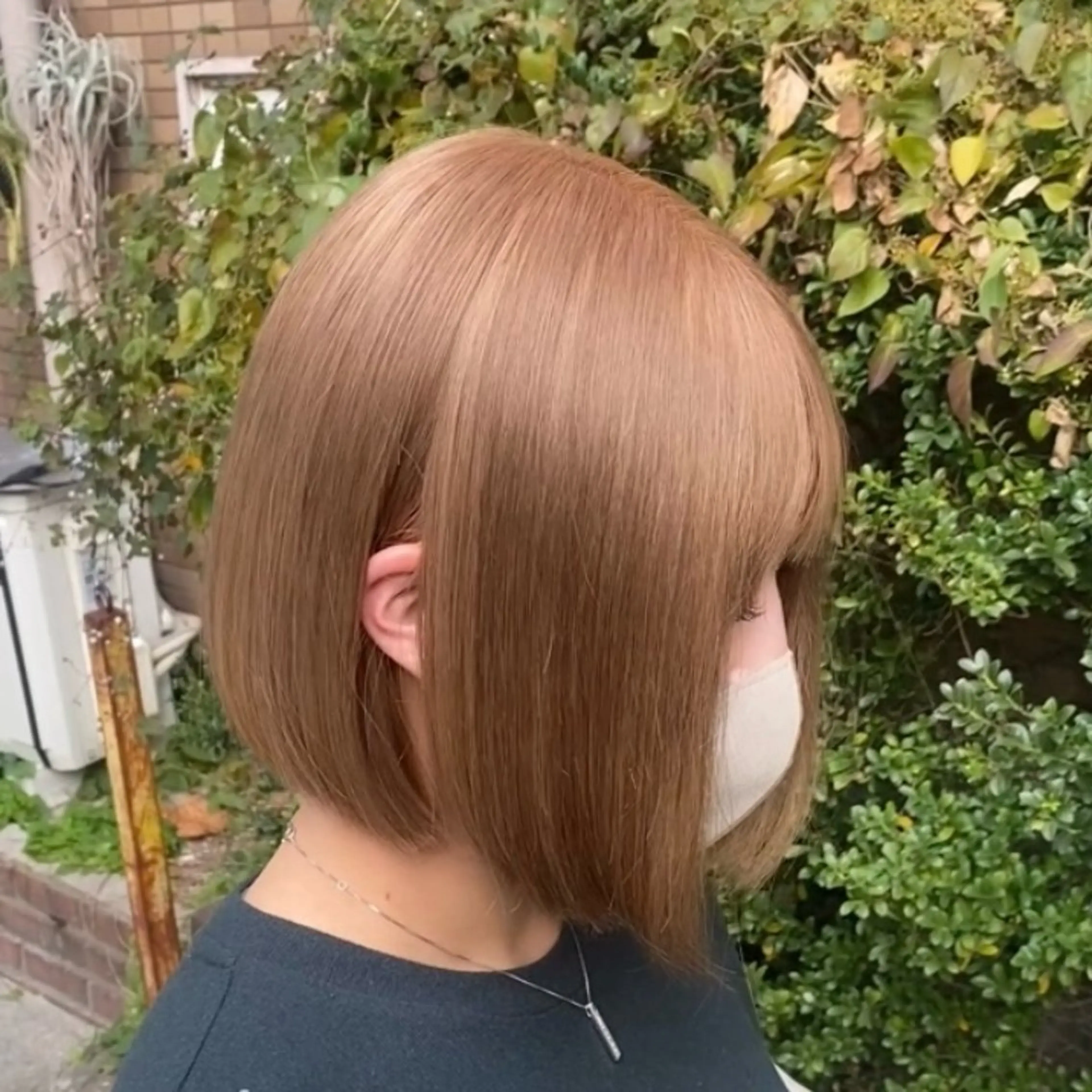 ショート カット ヘアカラー トリートメント ハイトーン/レイヤー カット/TAKEのヘアスタイル