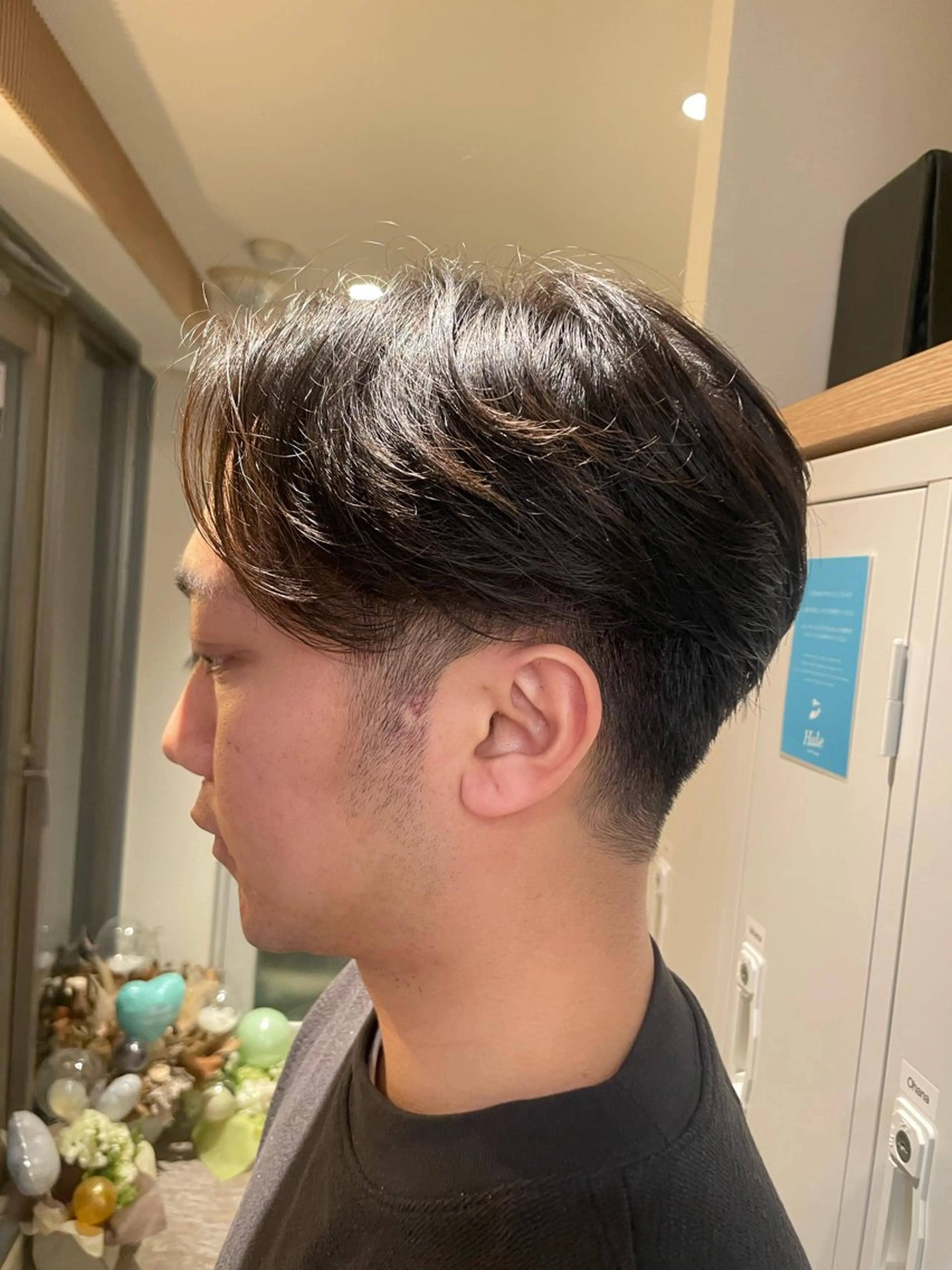 ショート パーマ メンズ センターパート メンズカット×眉毛 デザイナー⚘Nanaの眉毛・アイブロウイメージ