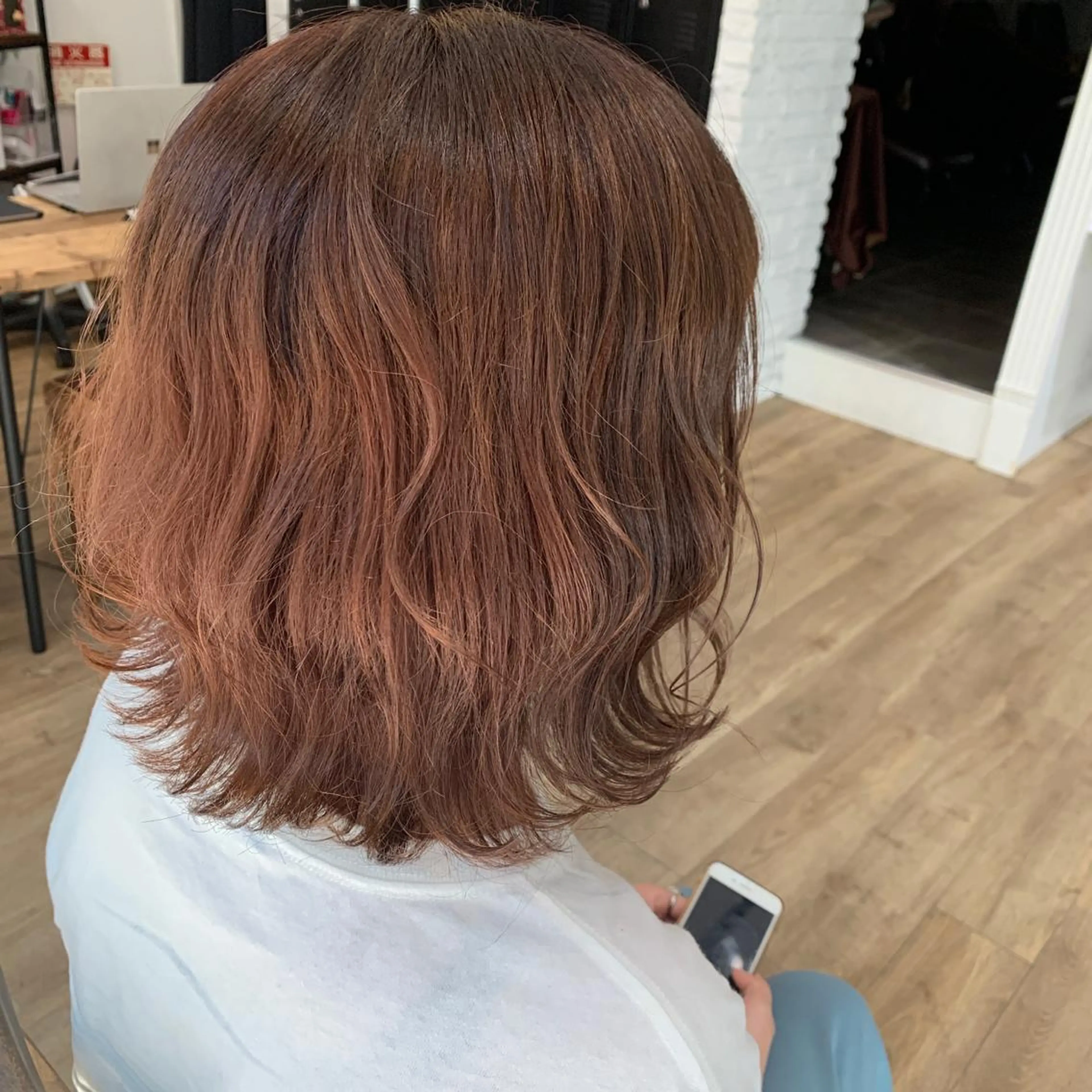 ミディアム カラー カット ヘアカラー HARUKA韓国ヘア /Luana梅田のヘアスタイル