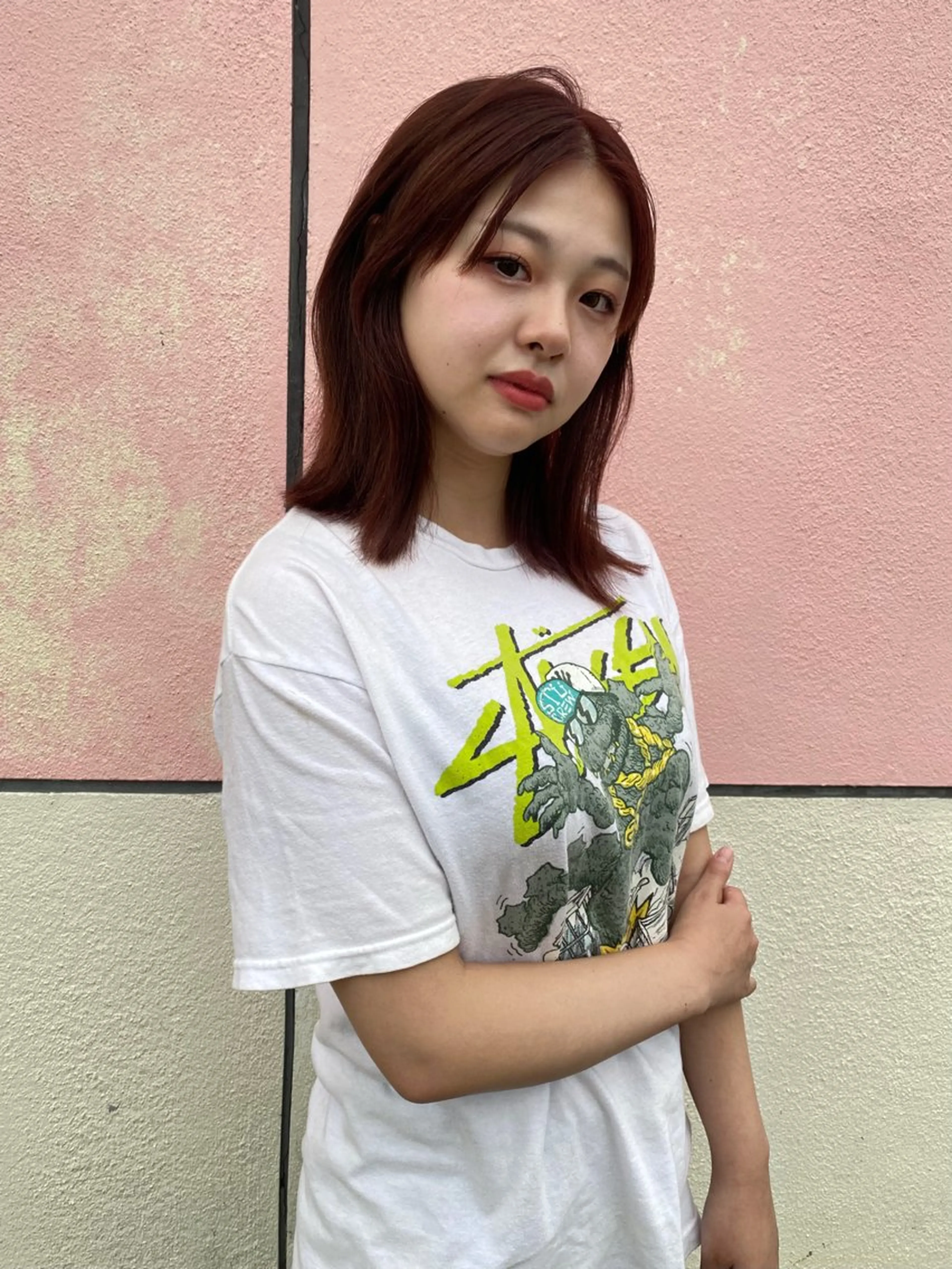 ミディアム カラー ブリーチ ブリーチなしカラー mai / linoah˚✧のヘアスタイル