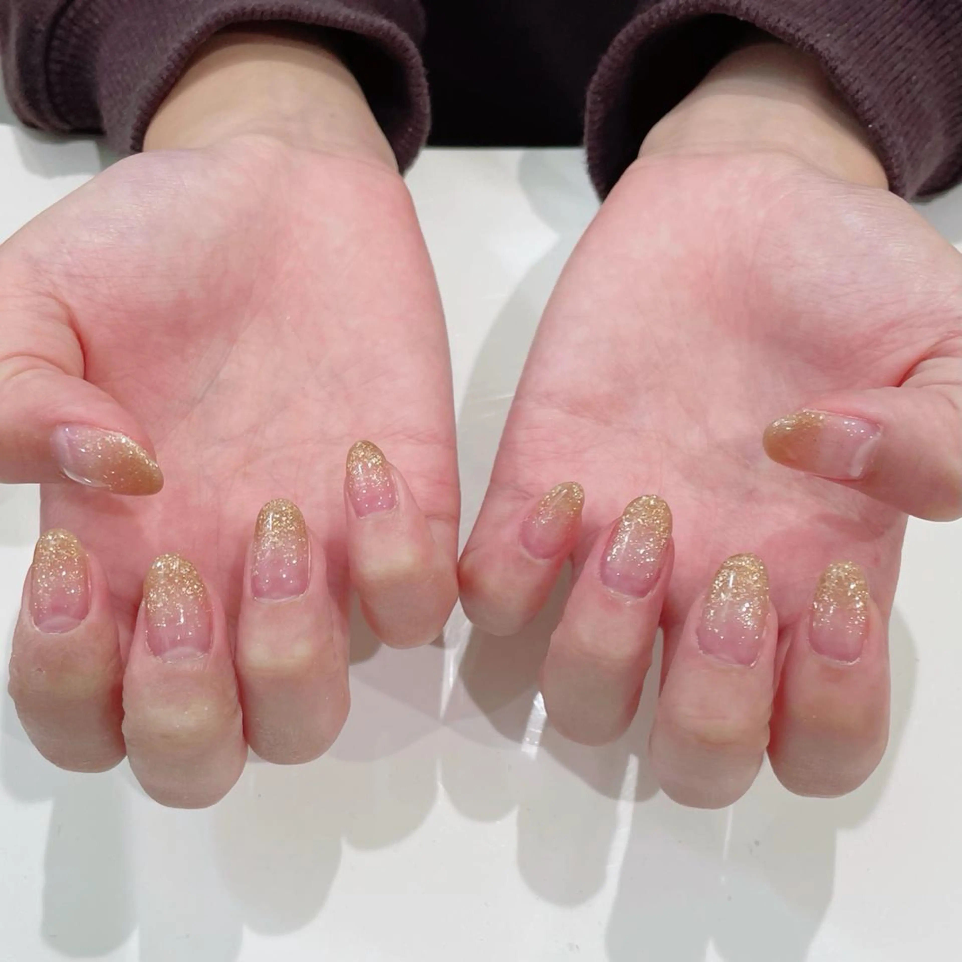 ネイル グラデーション ＿WHITE+南海難波店所属・_WHITE+ 南海難波店のネイルデザイン