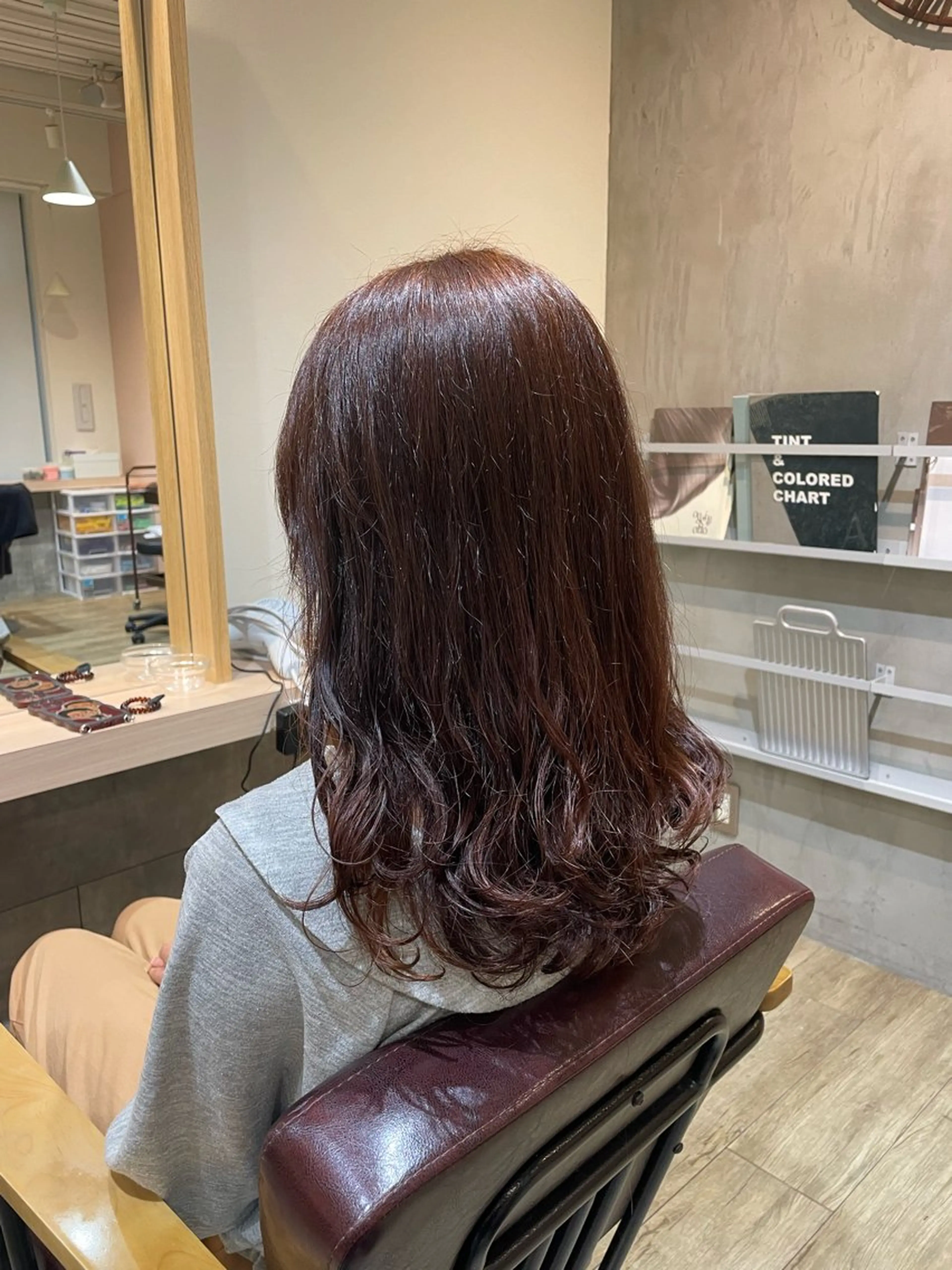 カラー ヘアーメイクス所属・ホウノ サナ モデル募集🍒のヘアスタイル