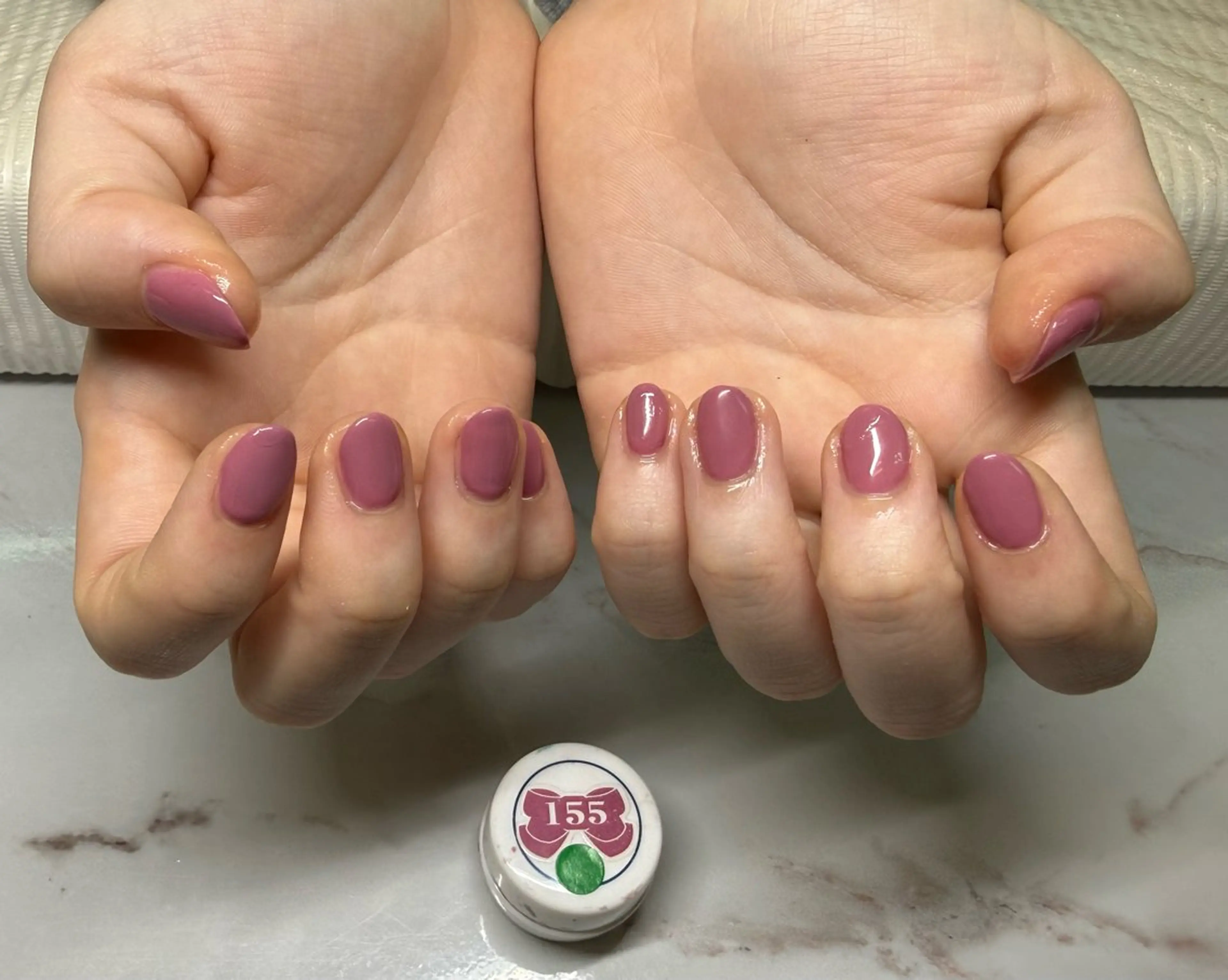 ネイル ワンカラーネイル パープル 春ネイル ネイルホリック三鷹店所属・ネイルホリック三鷹店 いのうえのネイルデザイン