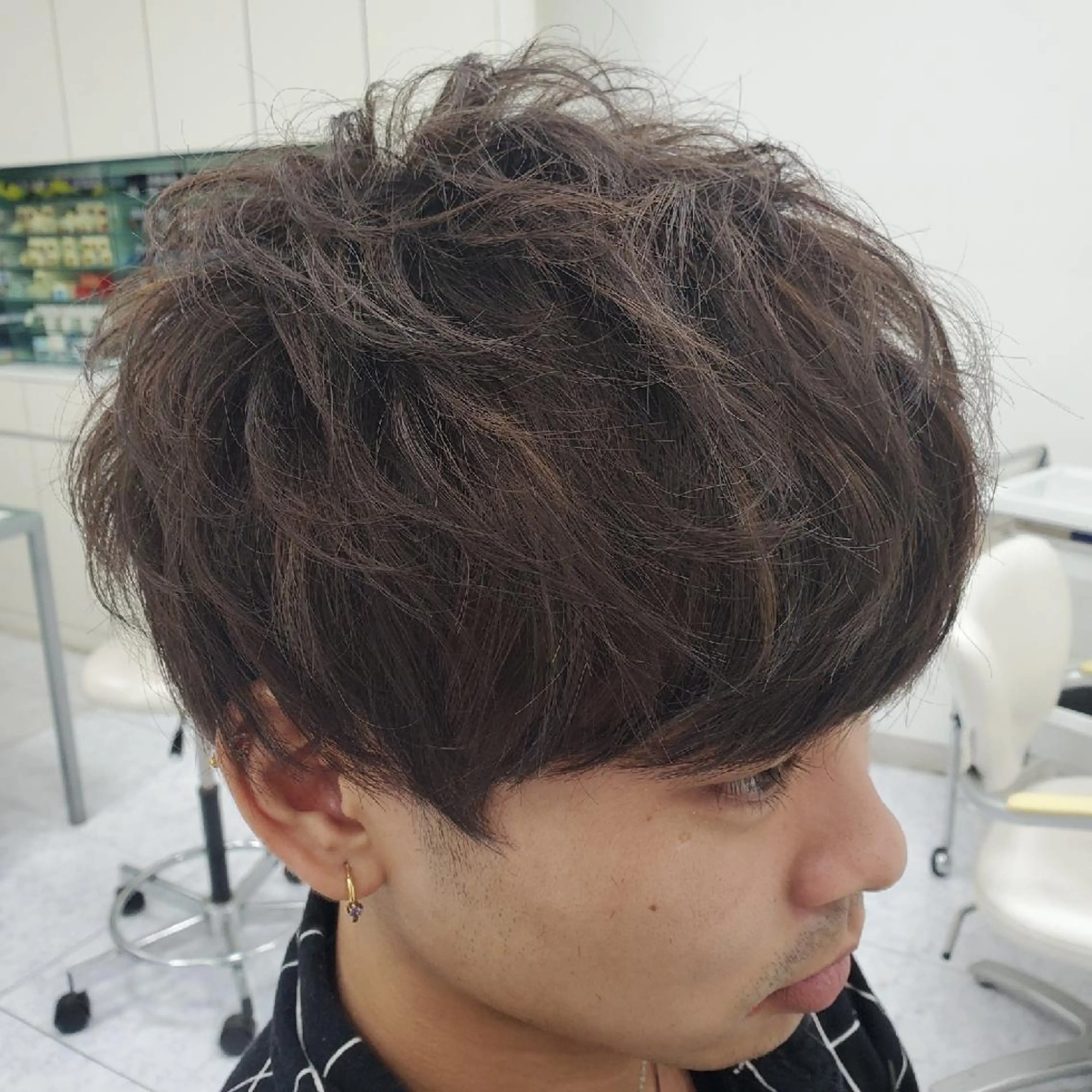 メンズ マッシュ 倉持 龍歩のヘアスタイル