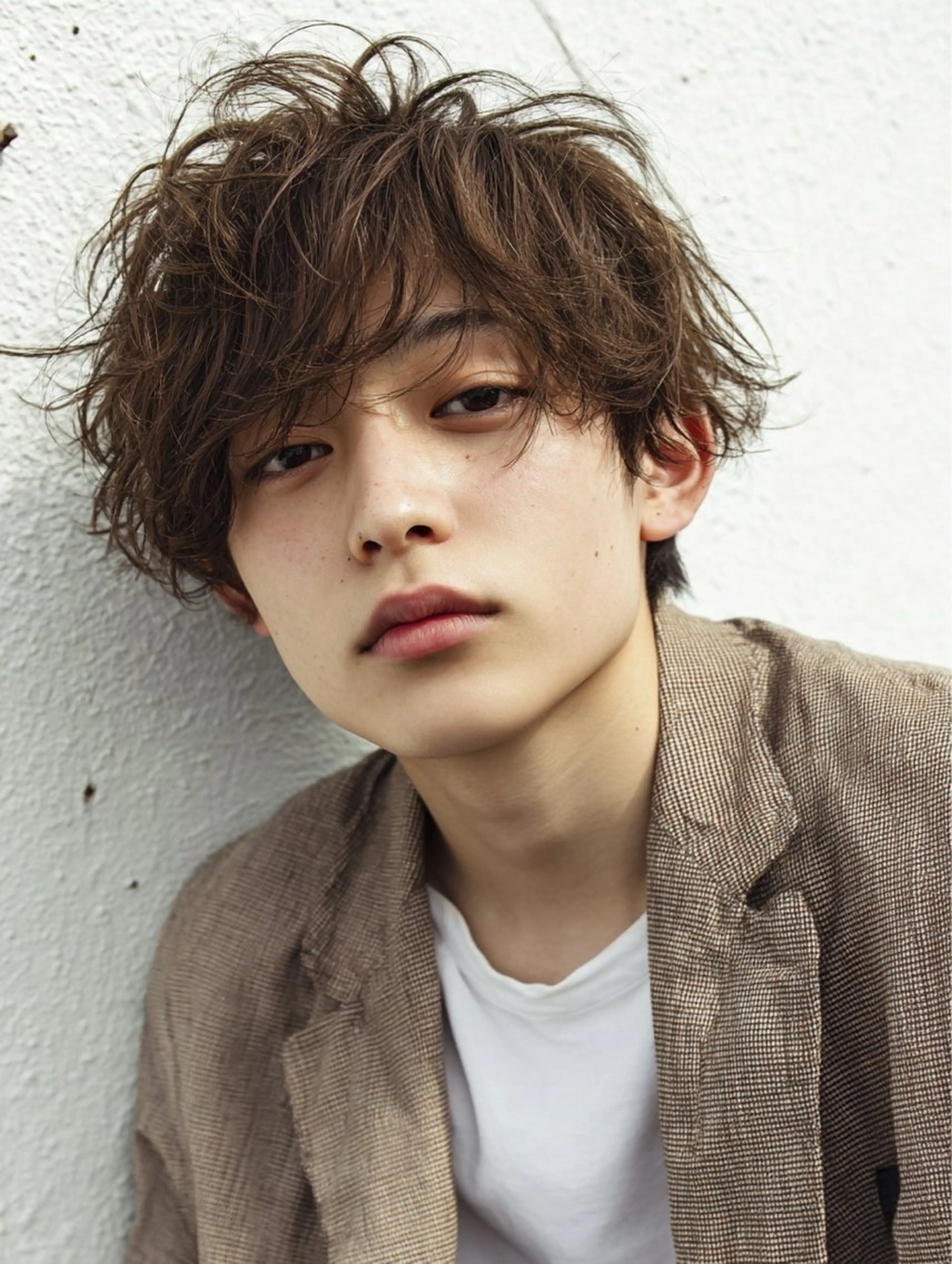 ショート メンズ カット ヘアカラー アレンジ/新宿 透明感カラー/ヤノのヘアスタイル