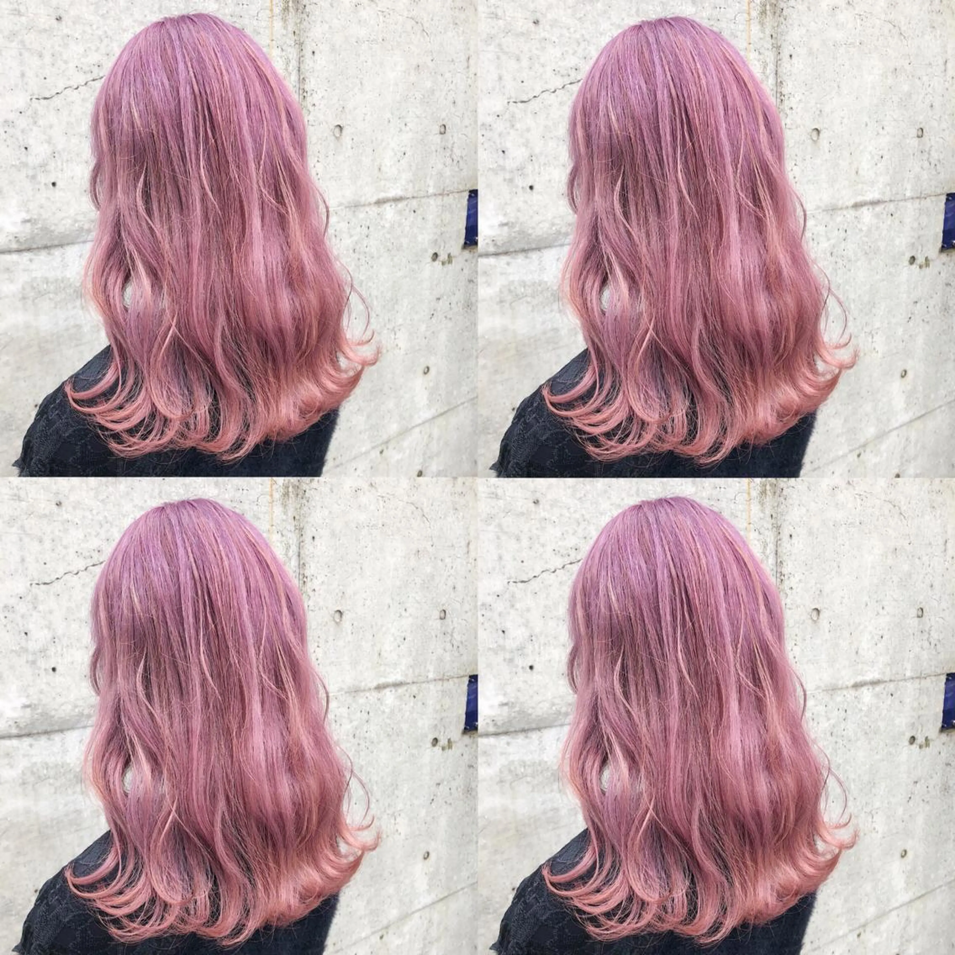 ロング カラー ヘアアレンジ メンズ キッズ カット ヘアカラー トリートメント 💟Chloe原宿店 🩶ハイトーンのヘアスタイル