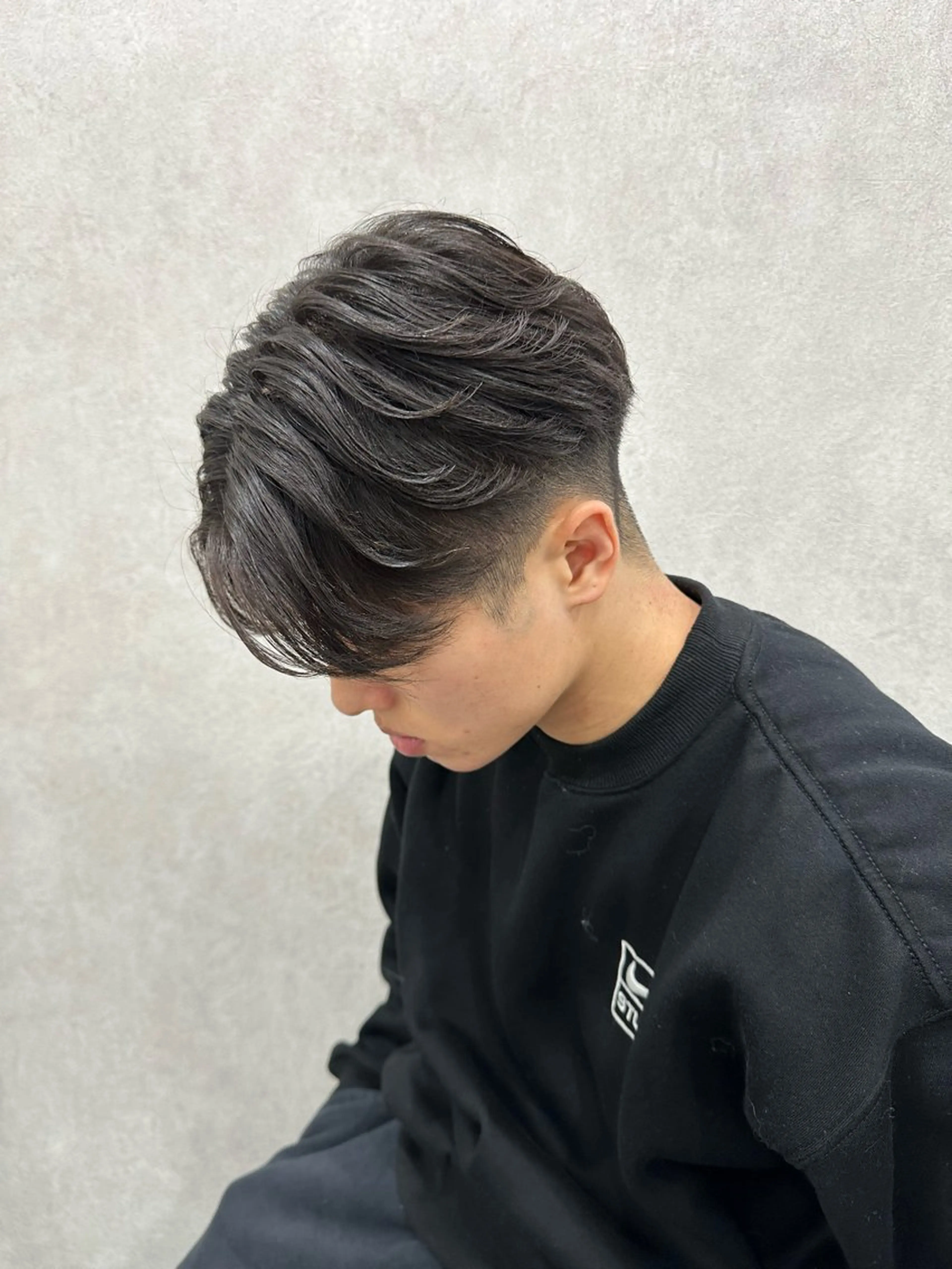 ショート メンズ センターパート カット 札幌美容室 /光👑のヘアスタイル