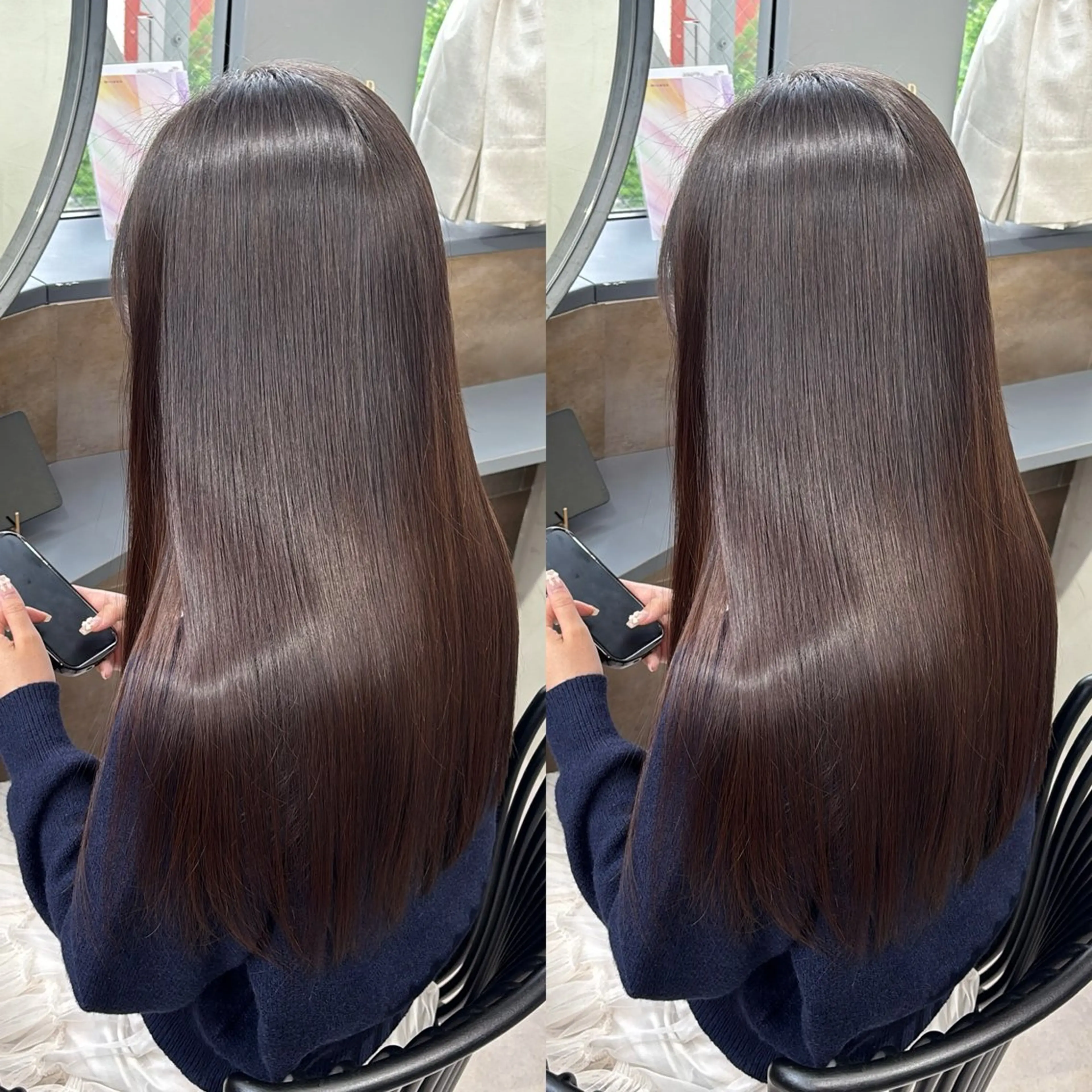 ロング カット ヘアカラー トリートメント 新宿No.1艶髪矯正 美艶カラー/FUKAのヘアスタイル